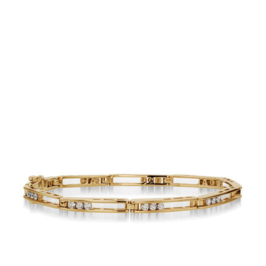 Lines 1.0 Carat Diamond Tennis Bracelet
