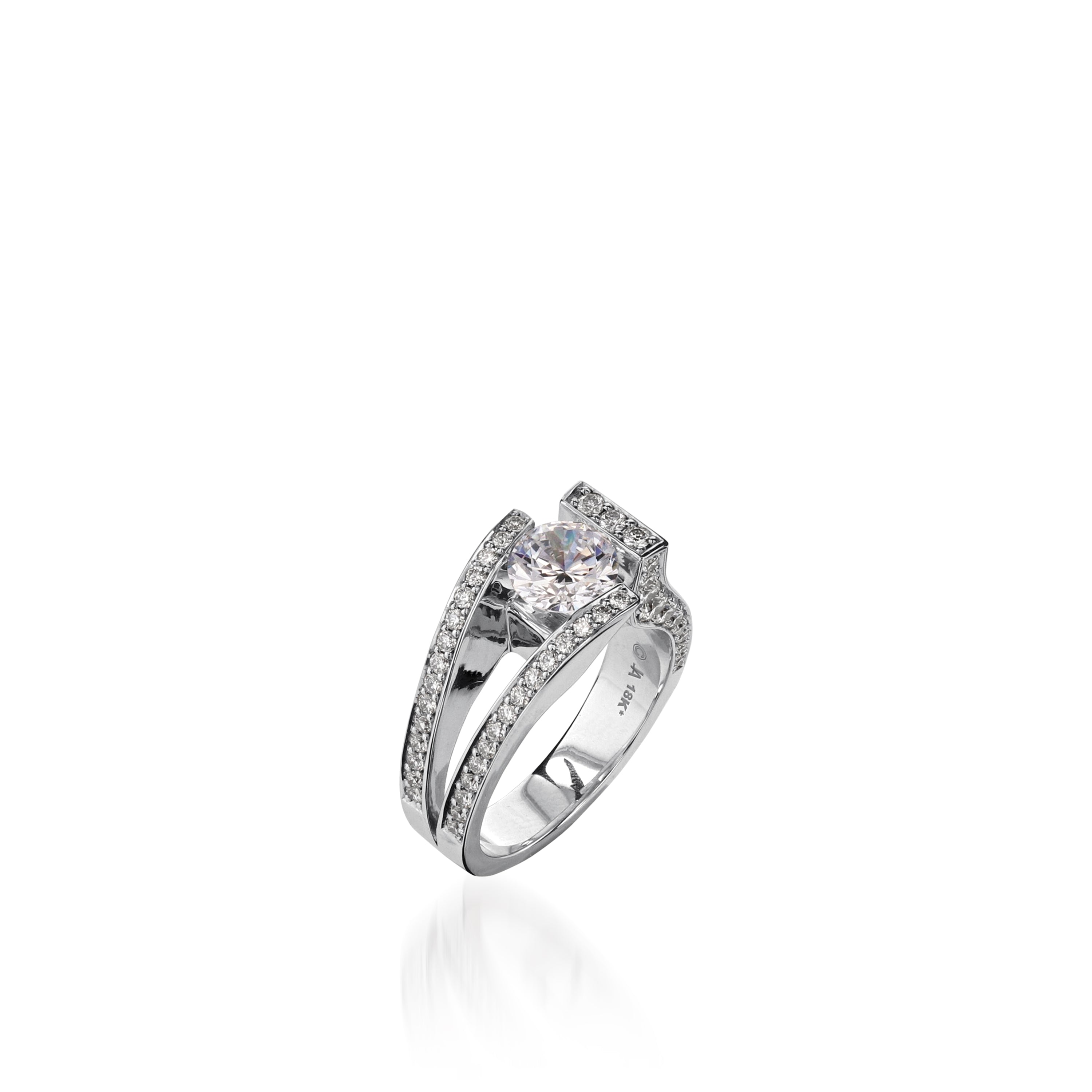 Elevate White Gold Diamond Ring