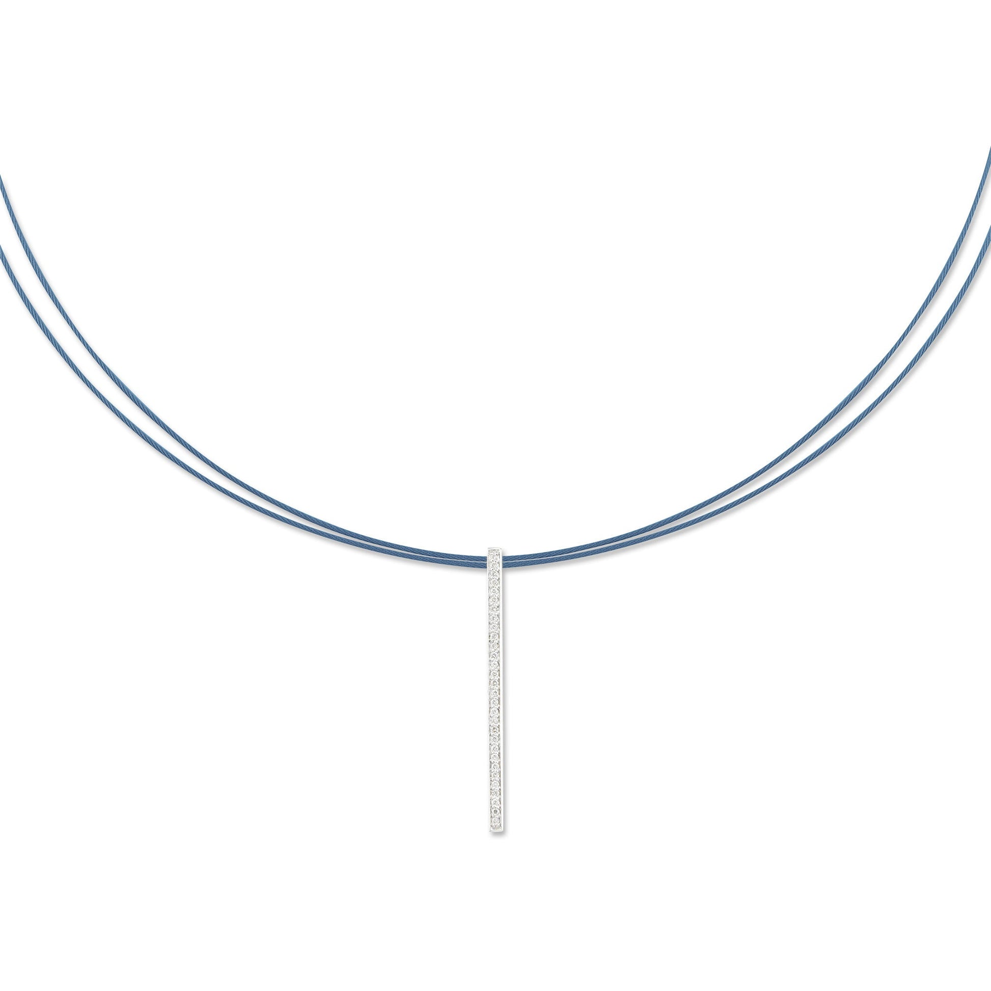 Alor Double Row Drop Bar Necklace