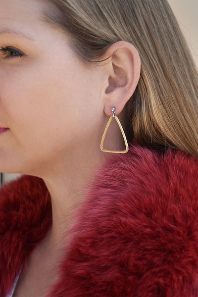 ALOR 18K Yellow Precious Metal Earring  03-37-6007-00