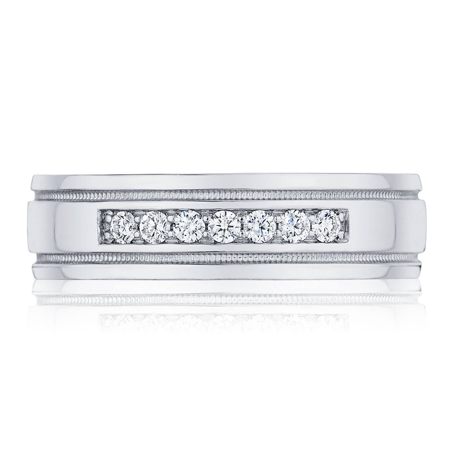 Diamond | High Polish Finish Wedding Band 110-6D