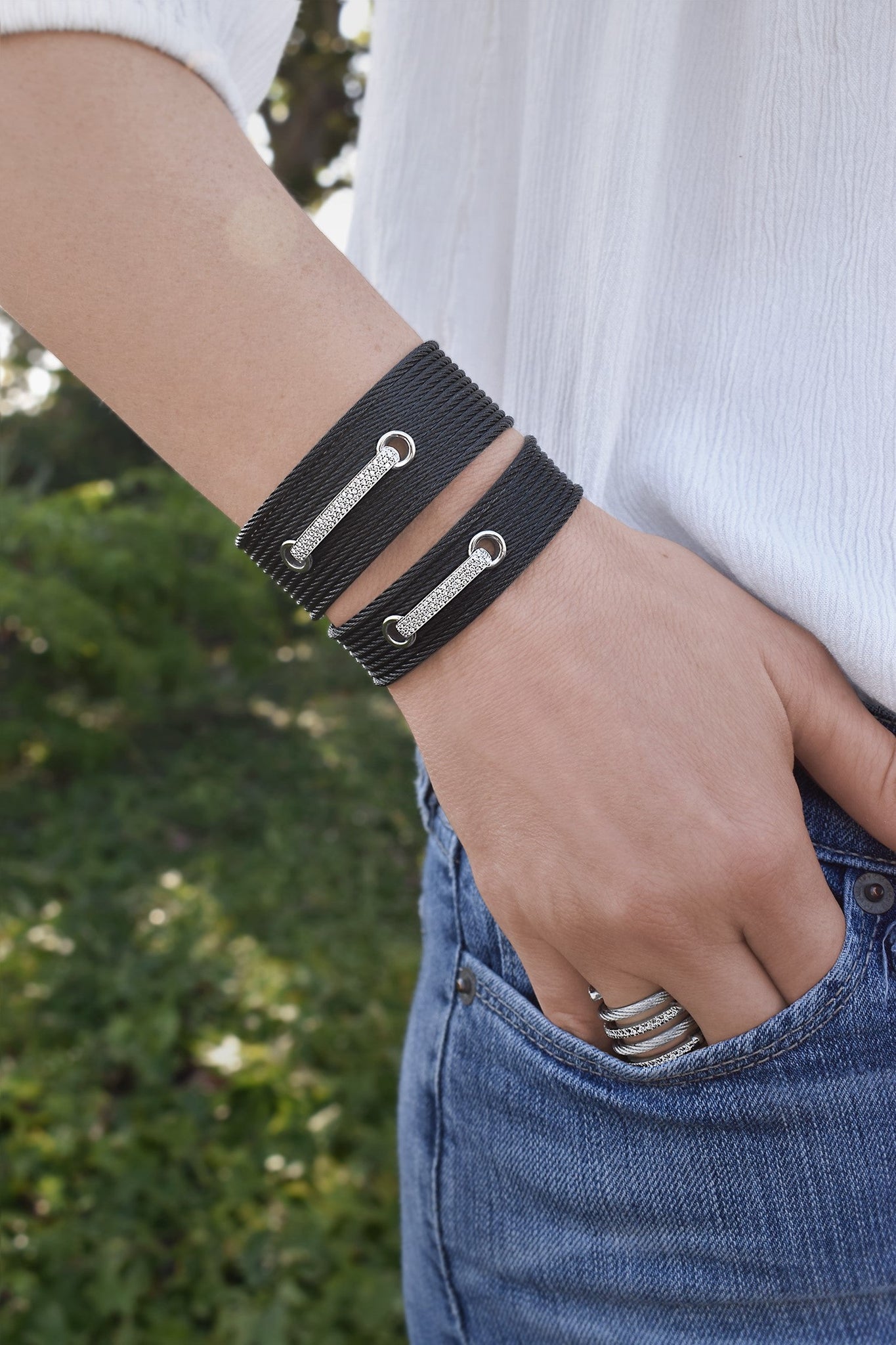 Alor Wide Lace-Up Cuff