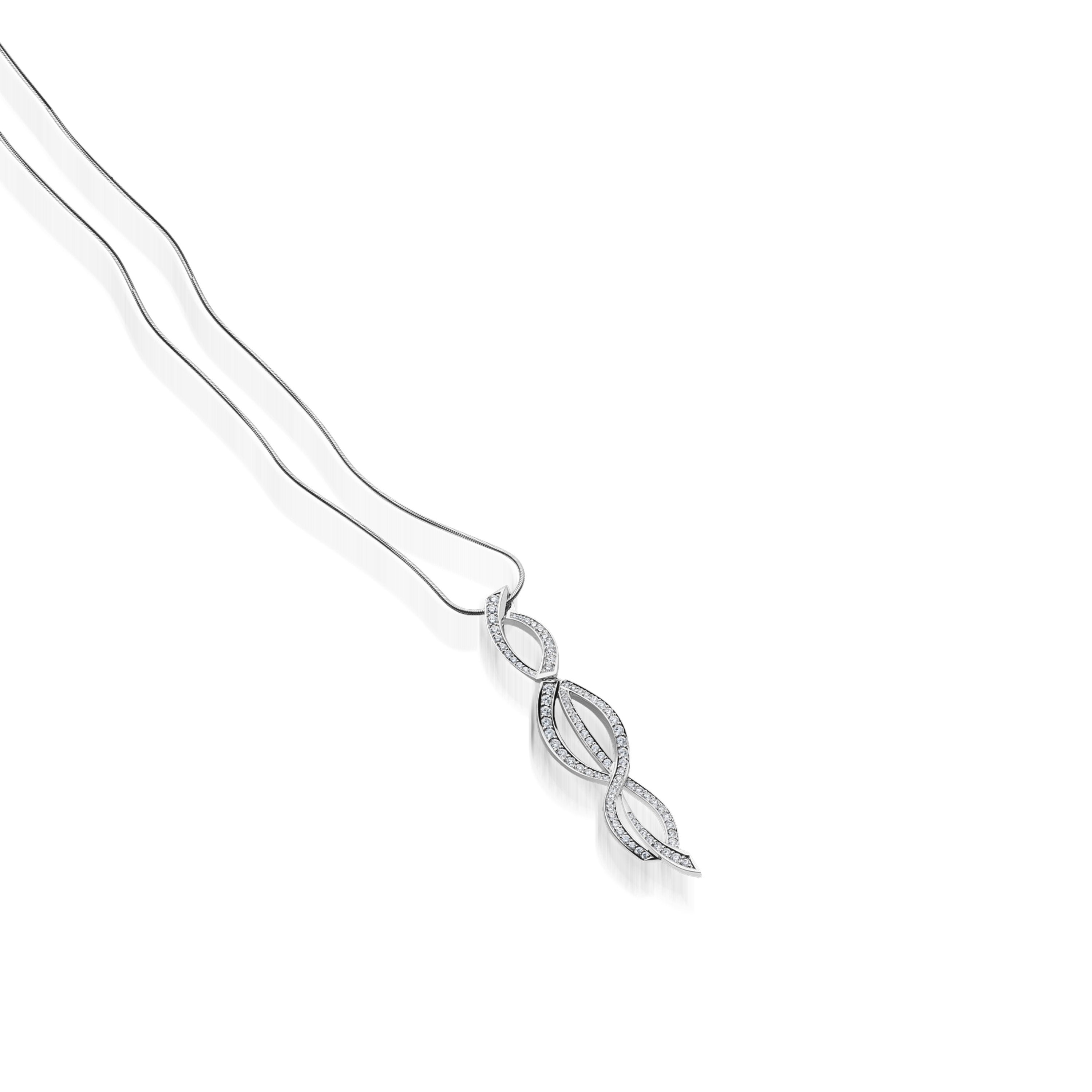 Bellagio Diamond Pave Pendant Necklace