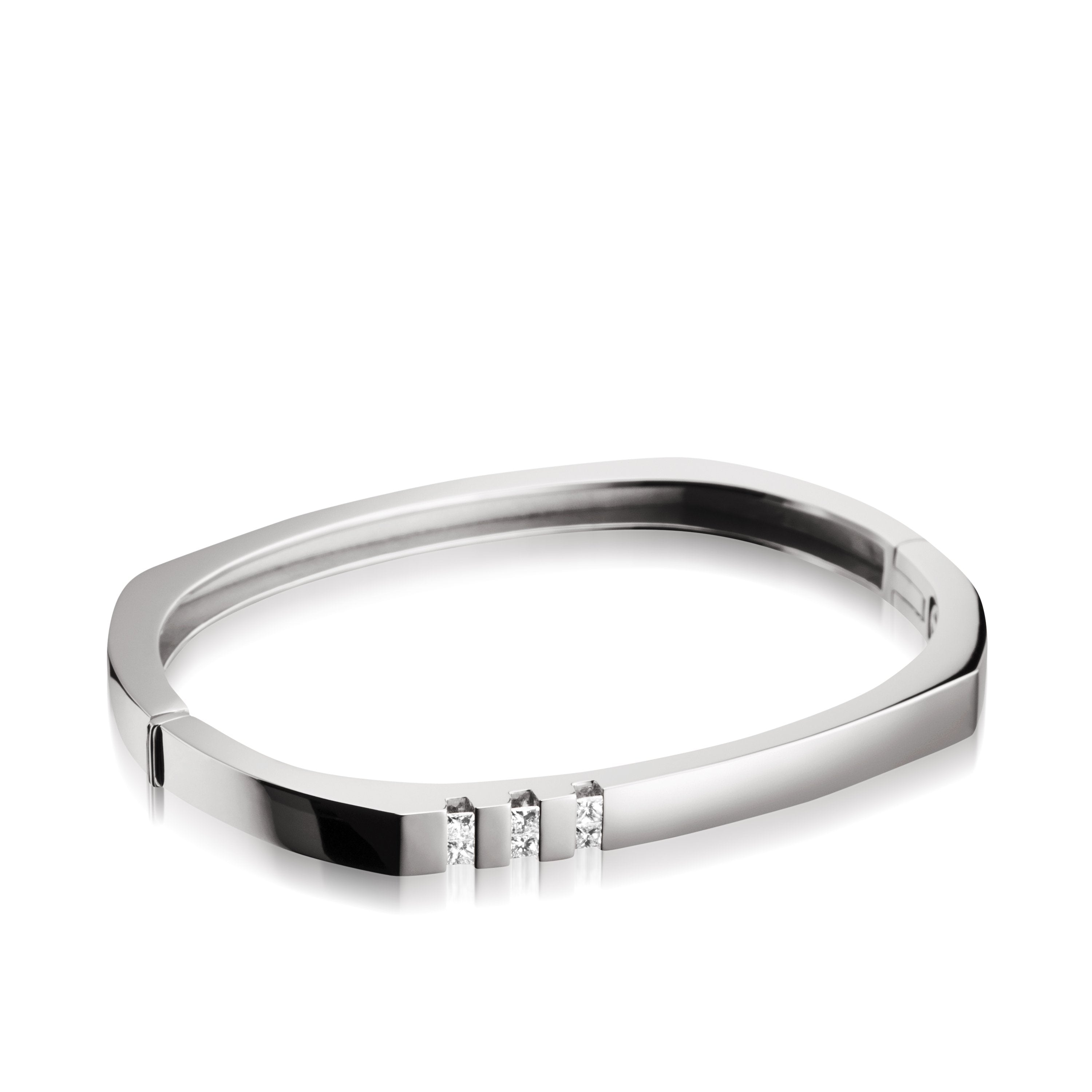 Devotion Hinged Diamond Bracelet