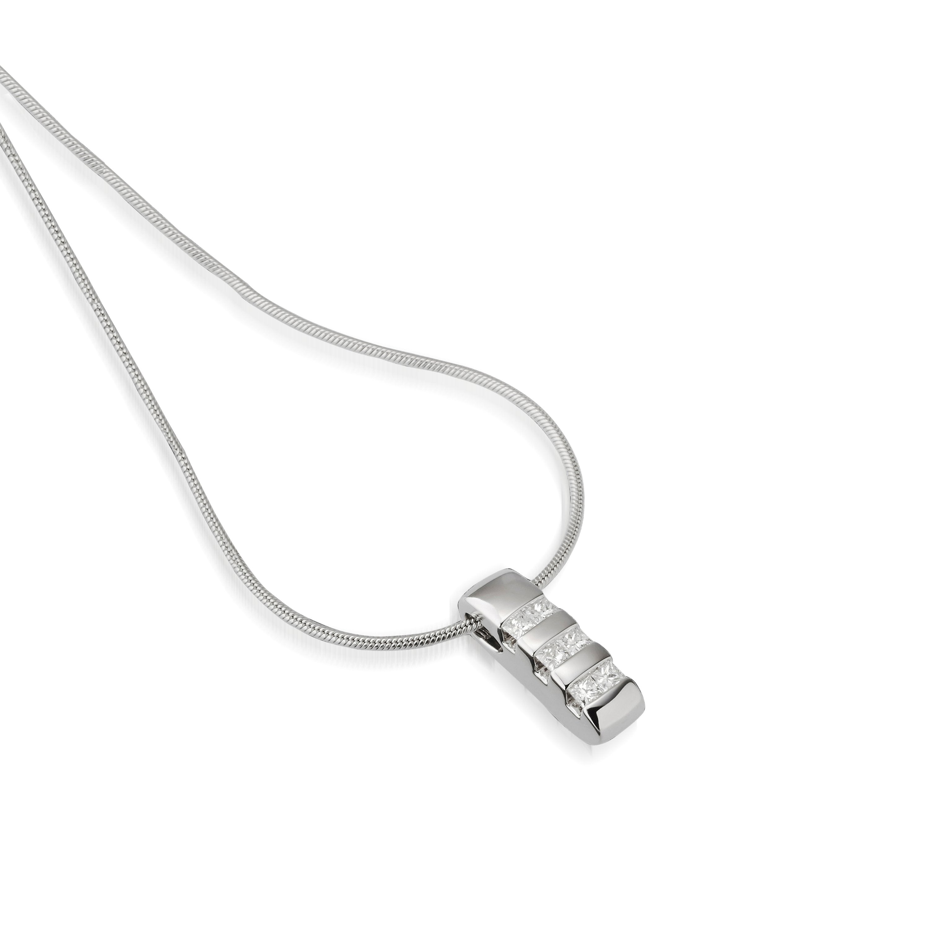 Devotion Small Diamond Pendant Necklace