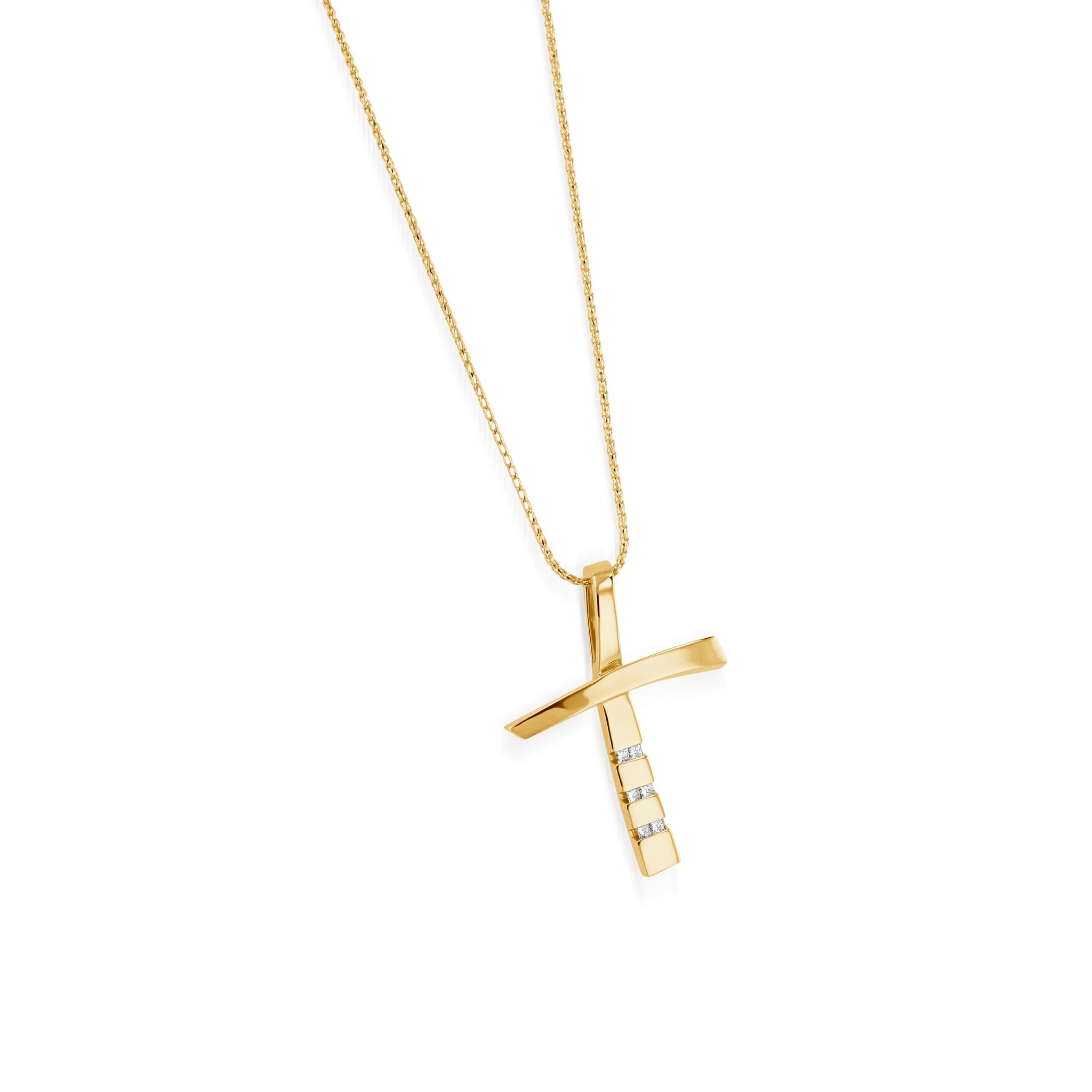 Devotion Diamond Cross Medallion Pendant
