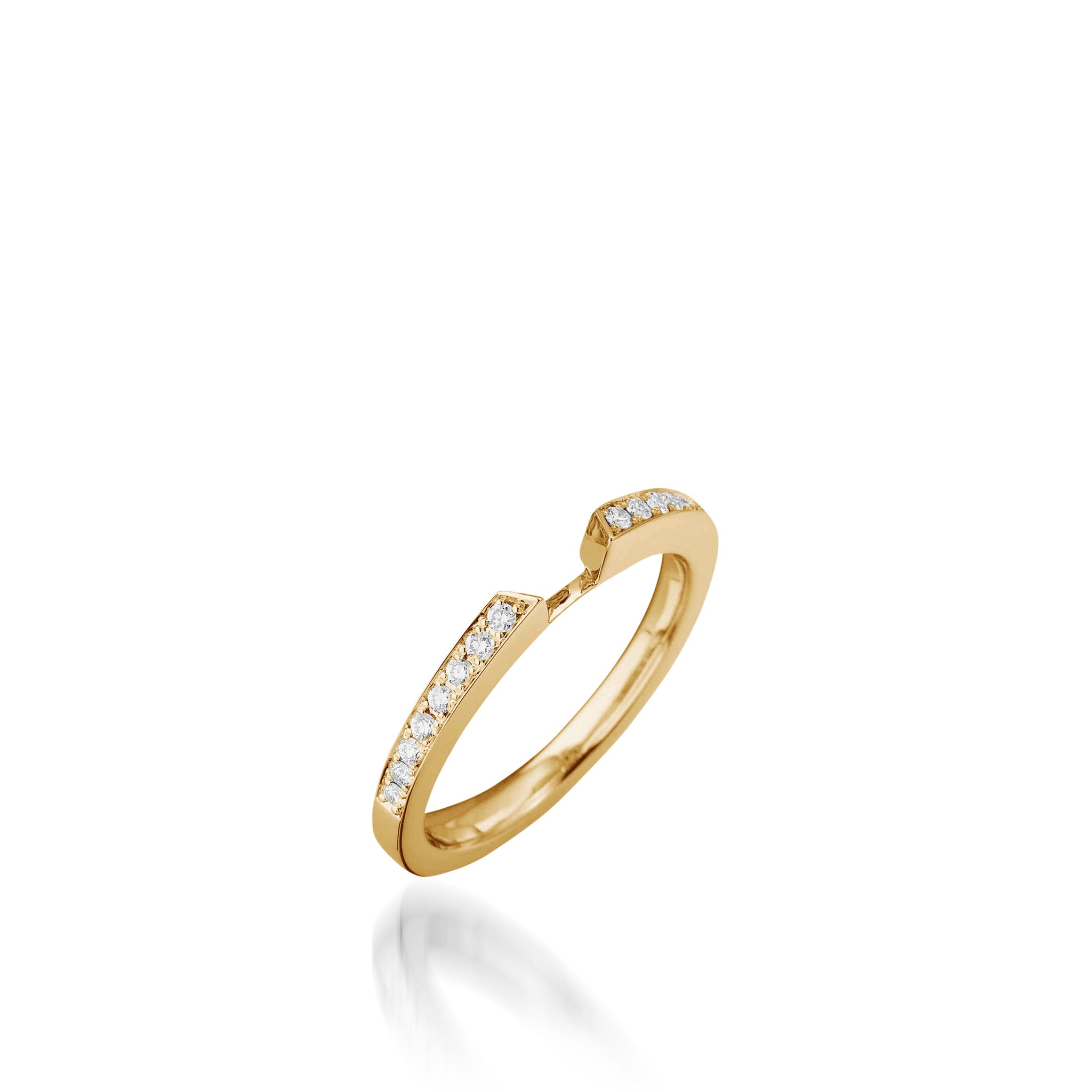 Tribute Yellow Gold Engagement Ring