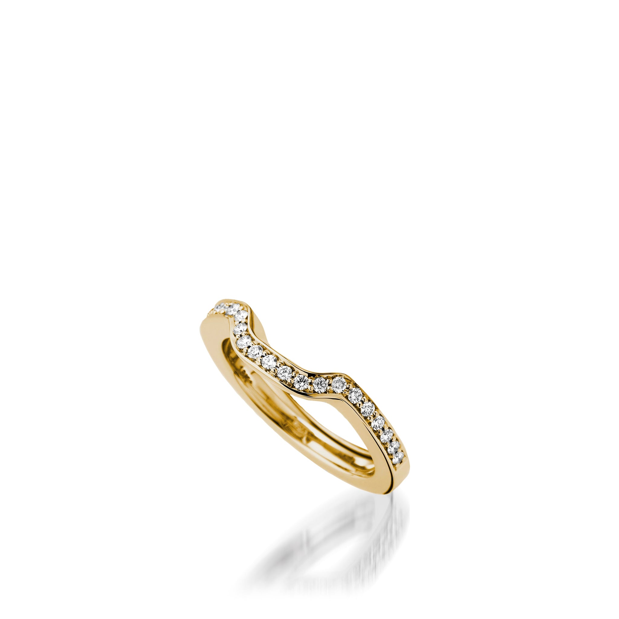 Chantilly Yellow Gold Engagement Ring