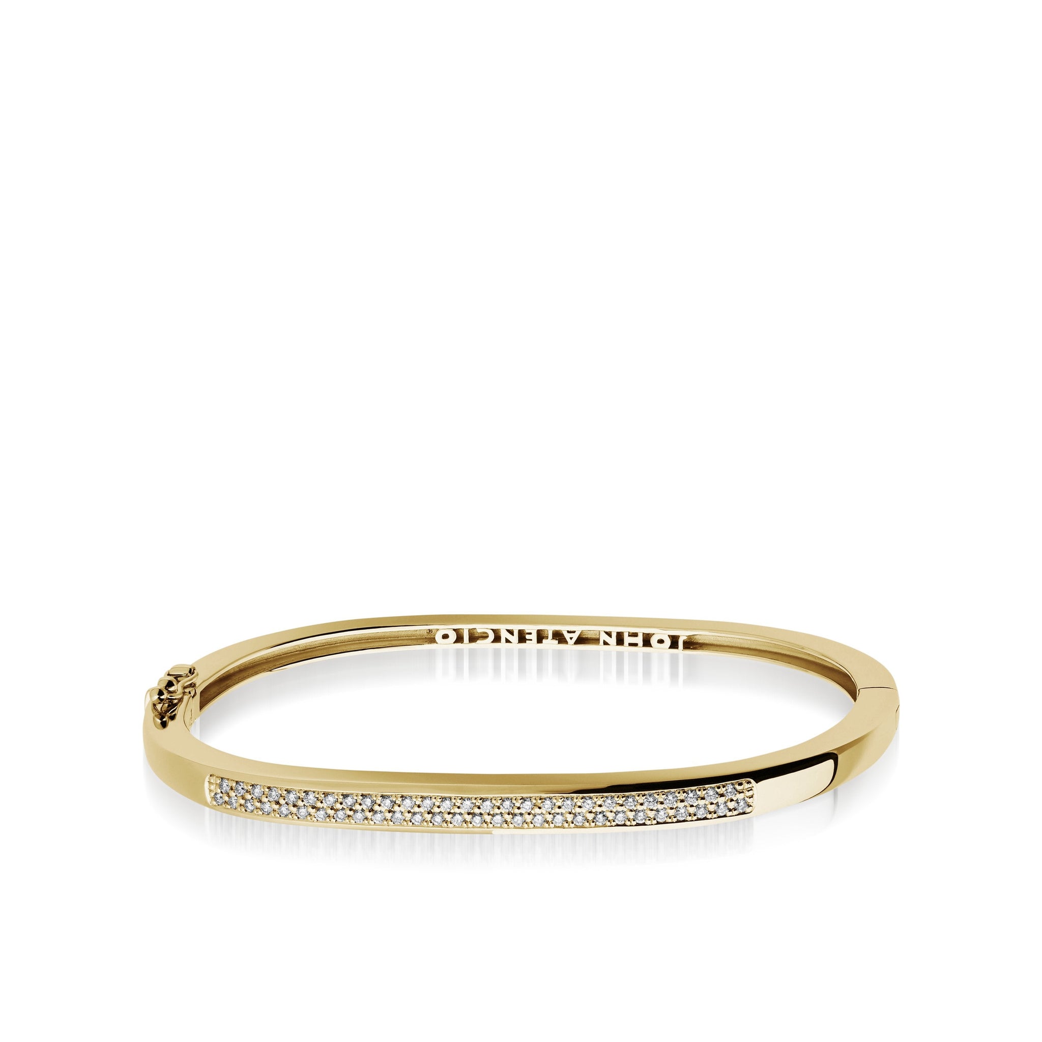 Essence Two-Row Pave Diamond Bracelet