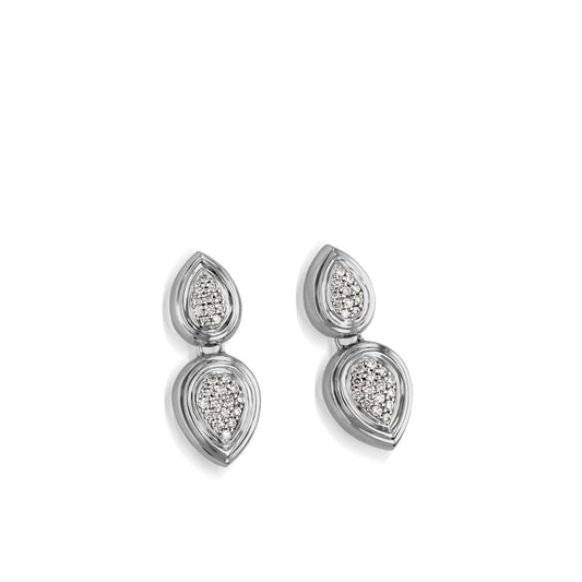 Gemini Pave Diamond Earrings