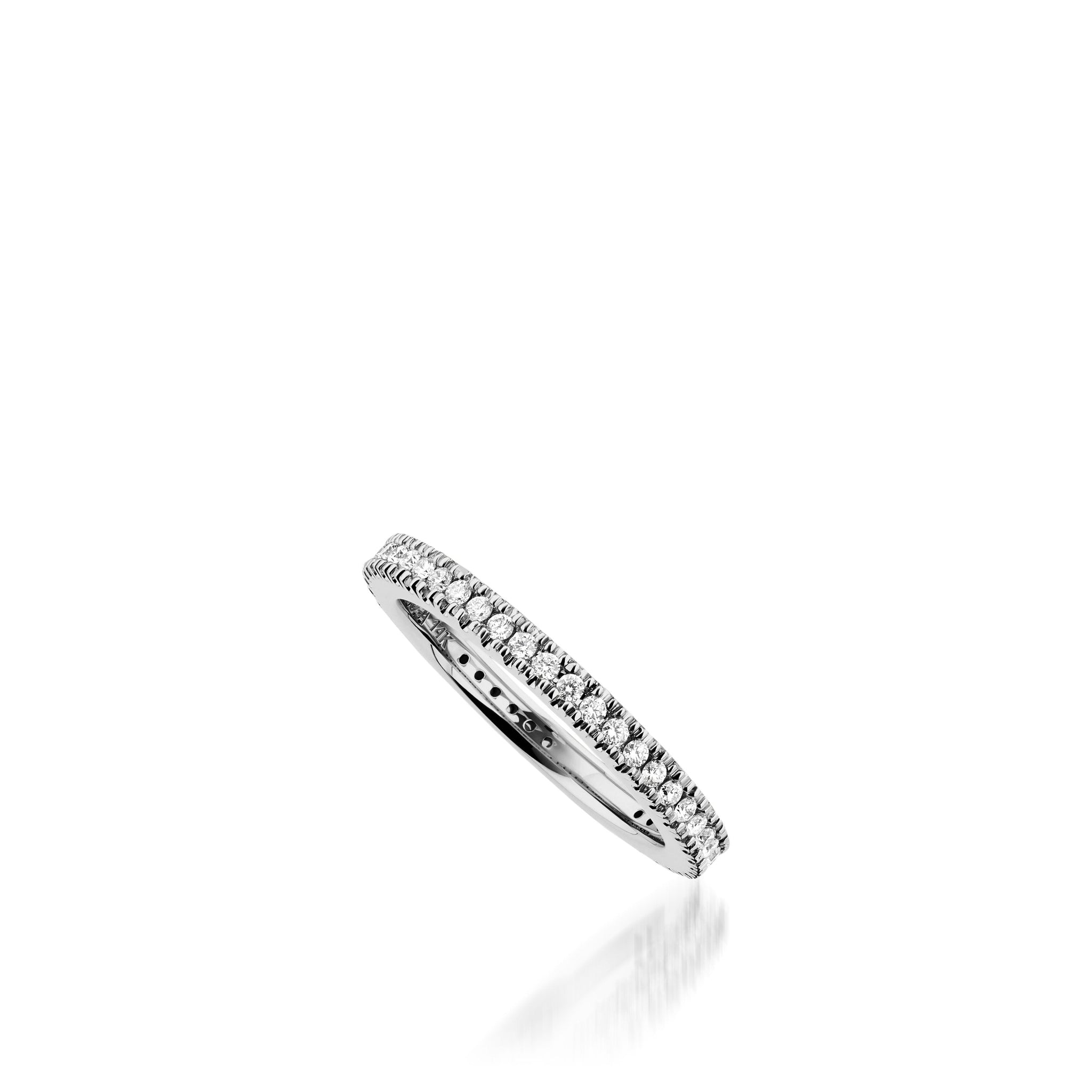 Essence  Round White Gold  Engagement Ring