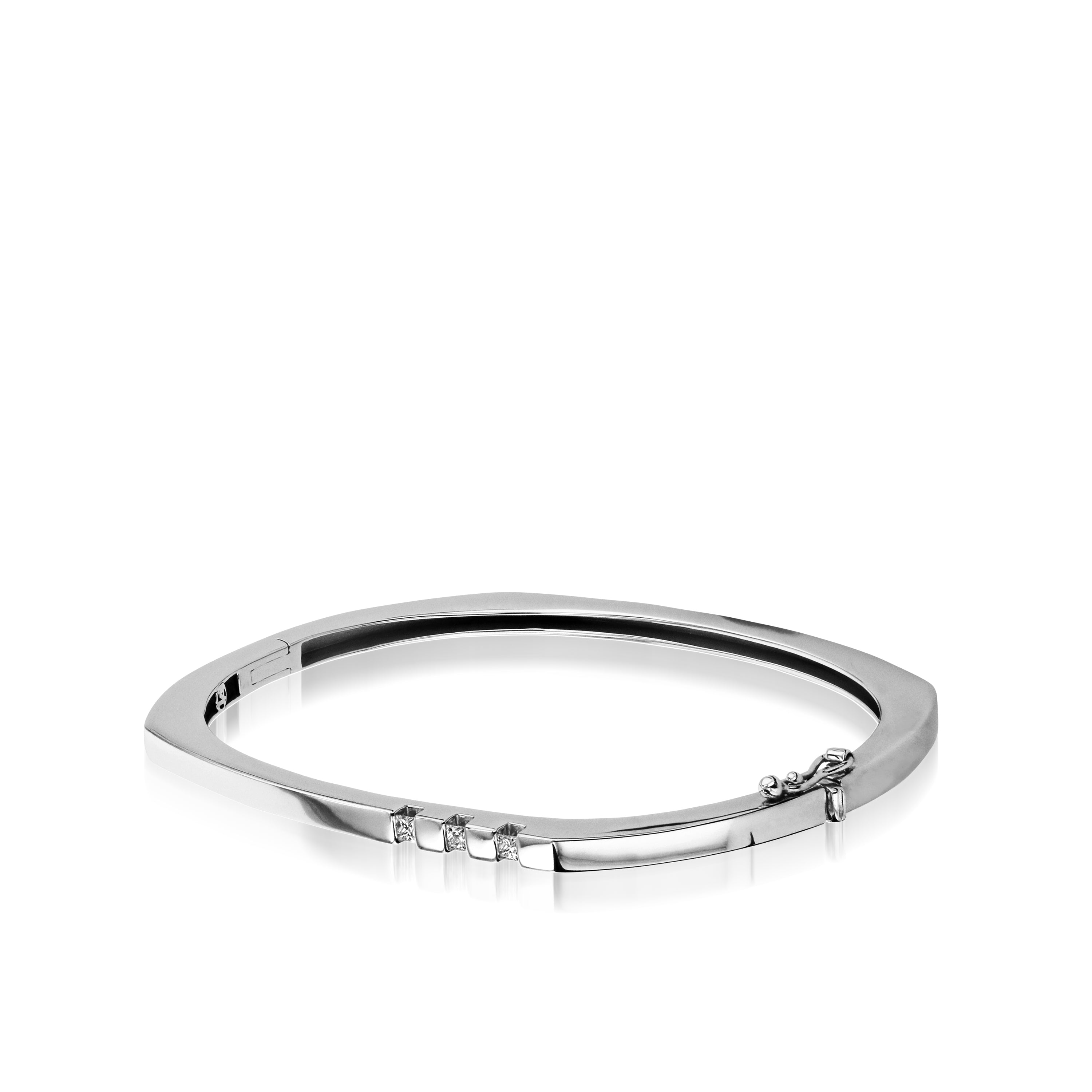 Devotion Small Hinged Diamond Bracelet