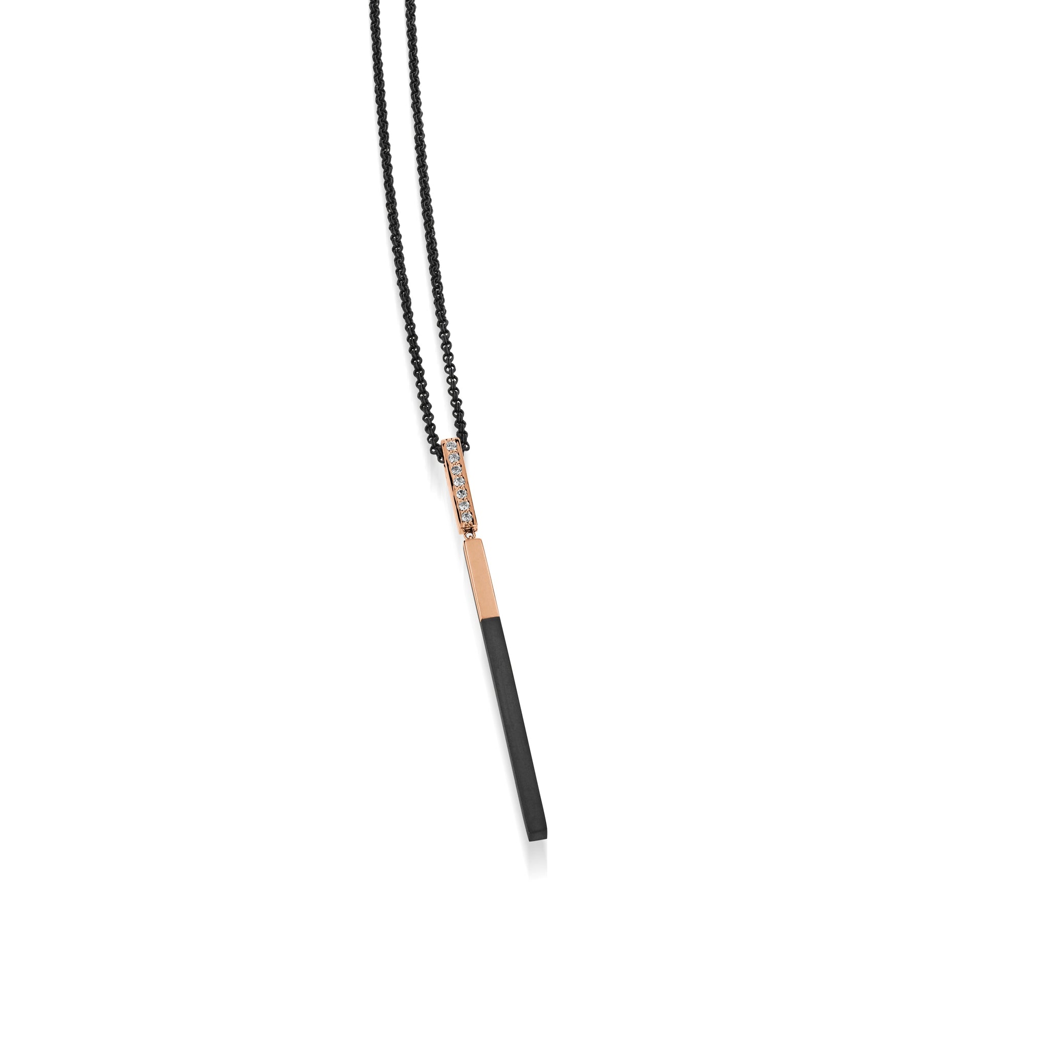 Duplex Pave Diamond Pendant
