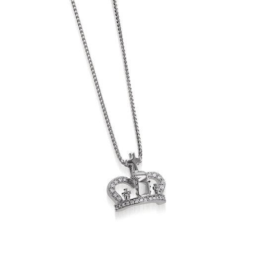 Essence Crown Pave Diamond Pendant