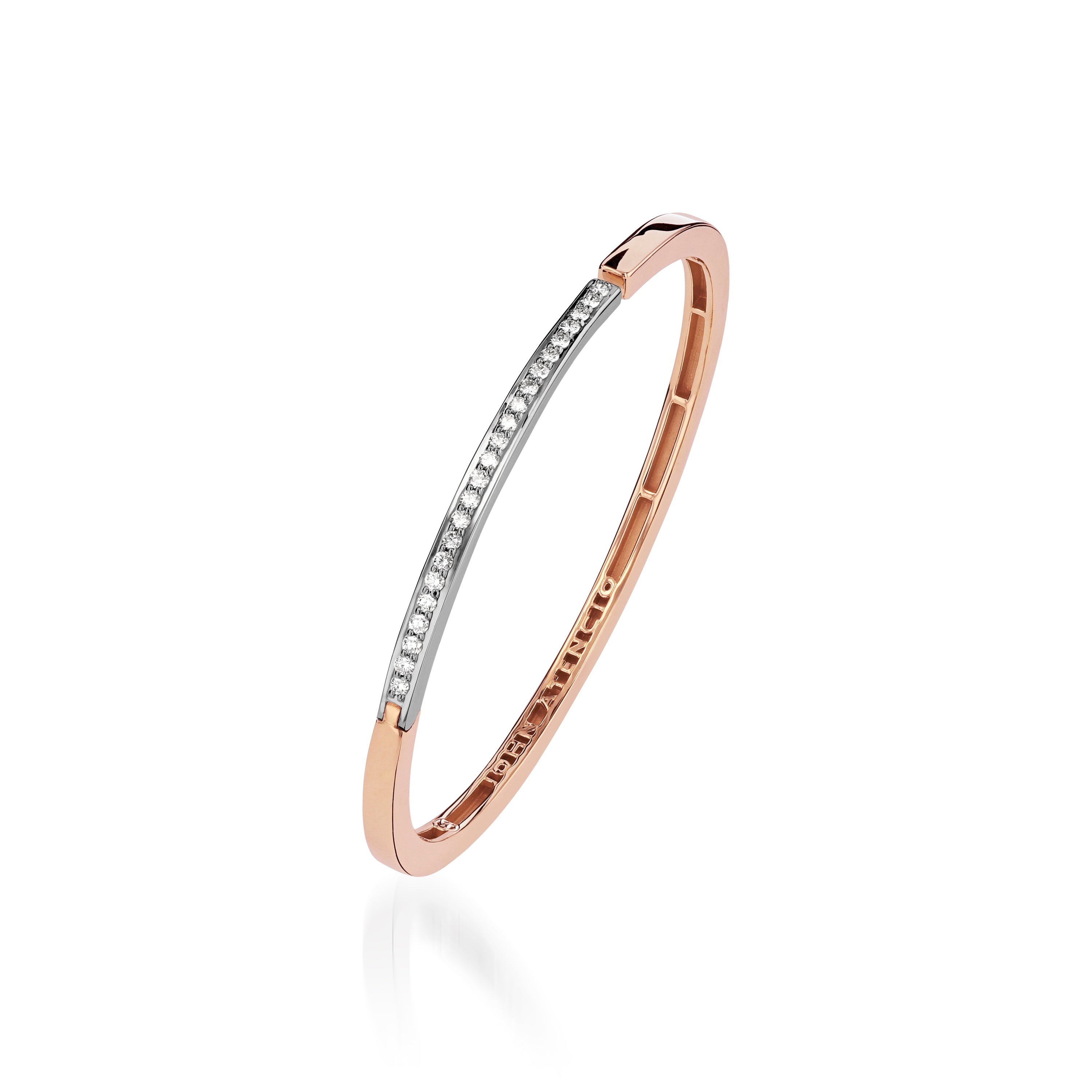 Duplex Gold Pave Diamond Bracelet