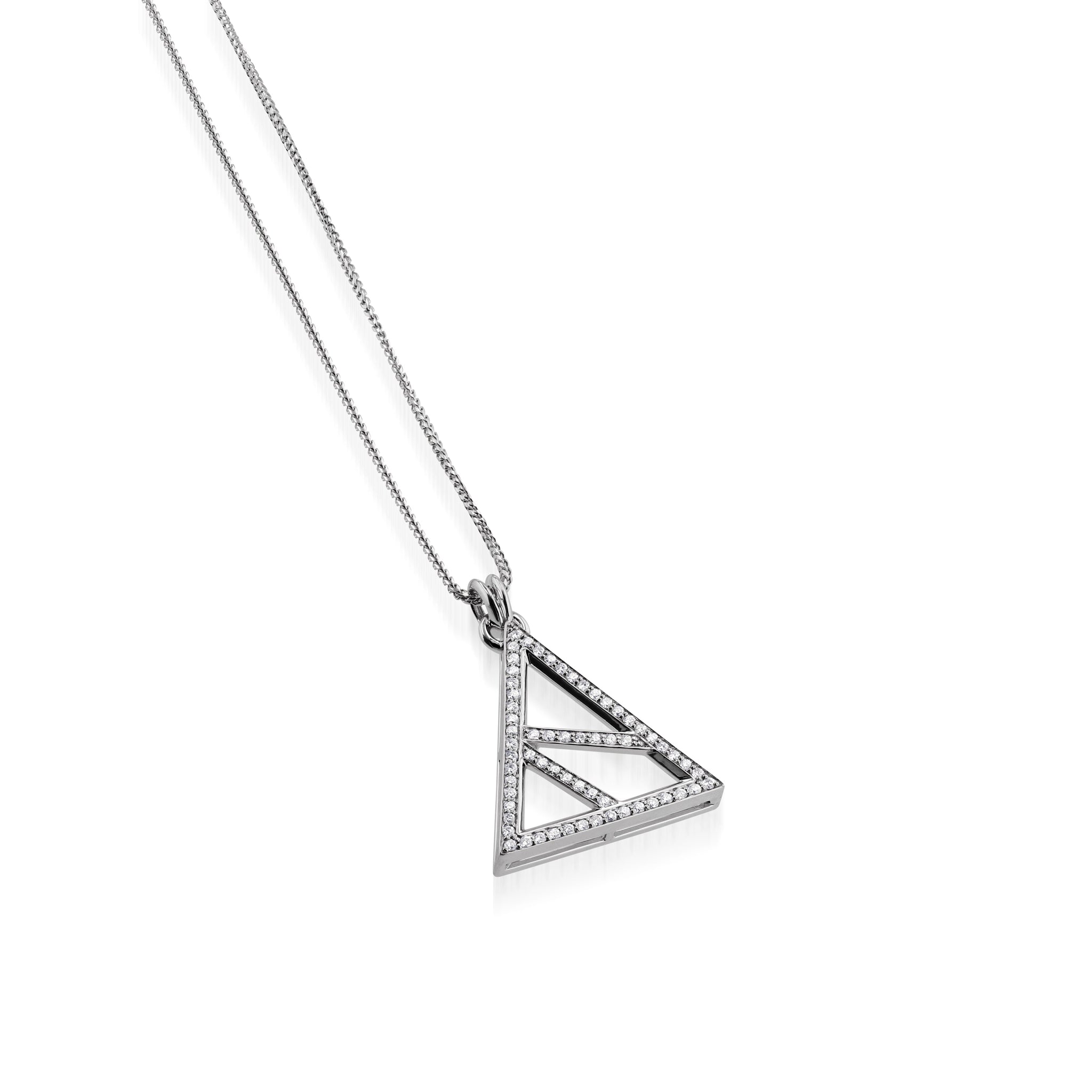 Essence Iconic Triangle Diamond Pendant