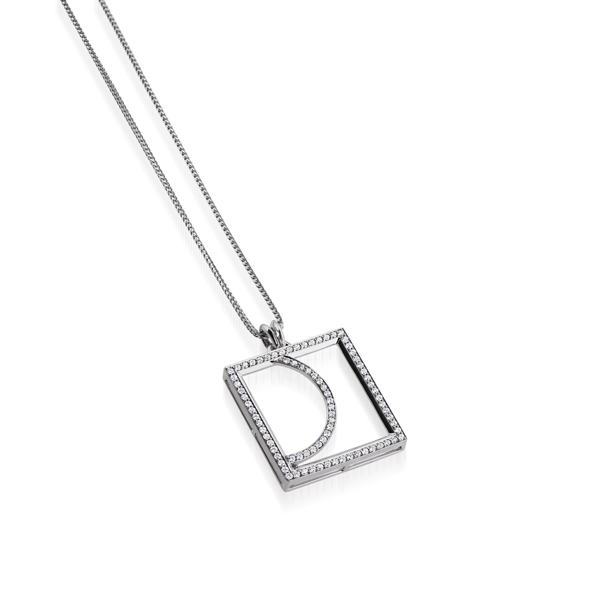 Essence Iconic Square Diamond Pendant