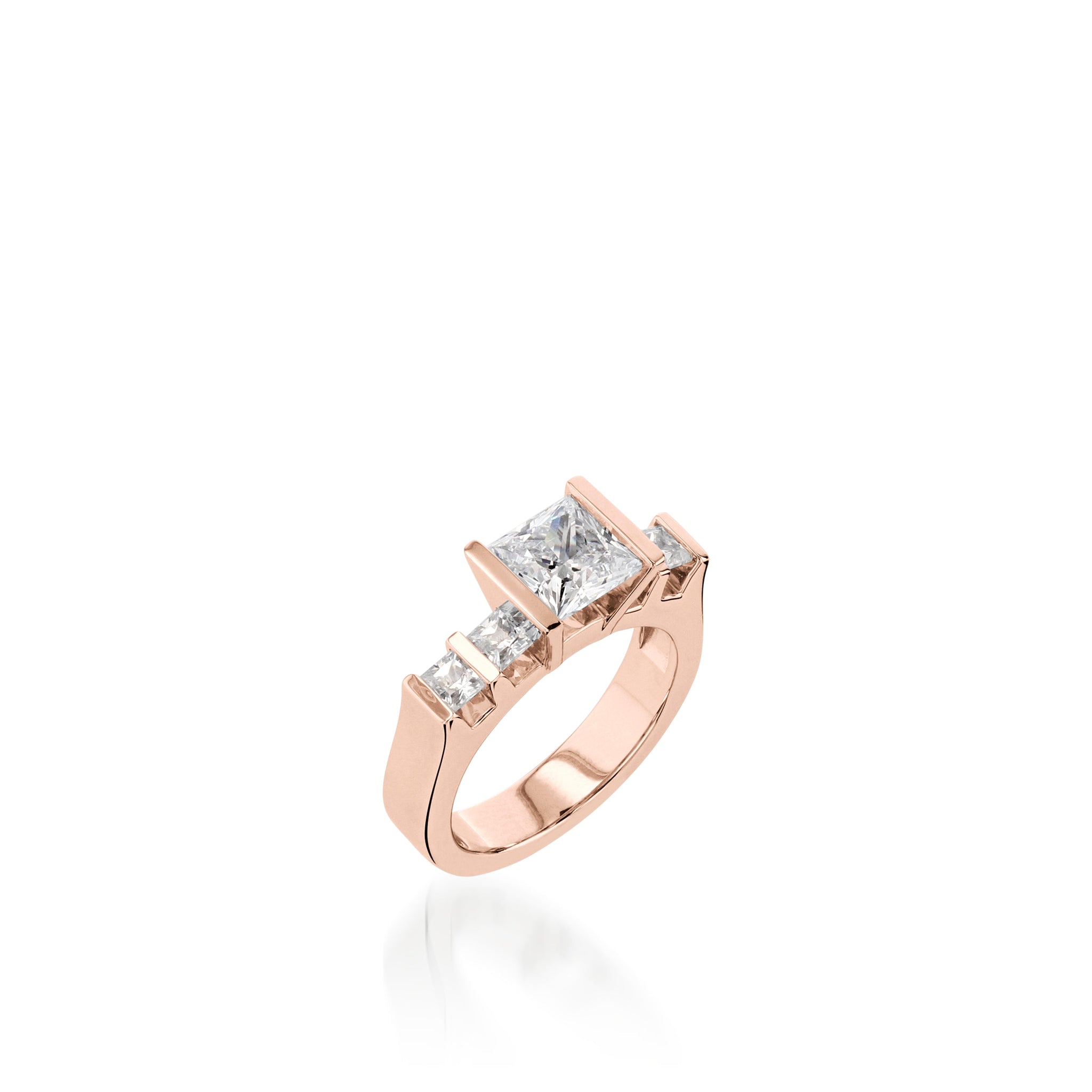 Avanti Yellow Gold Engagement Ring