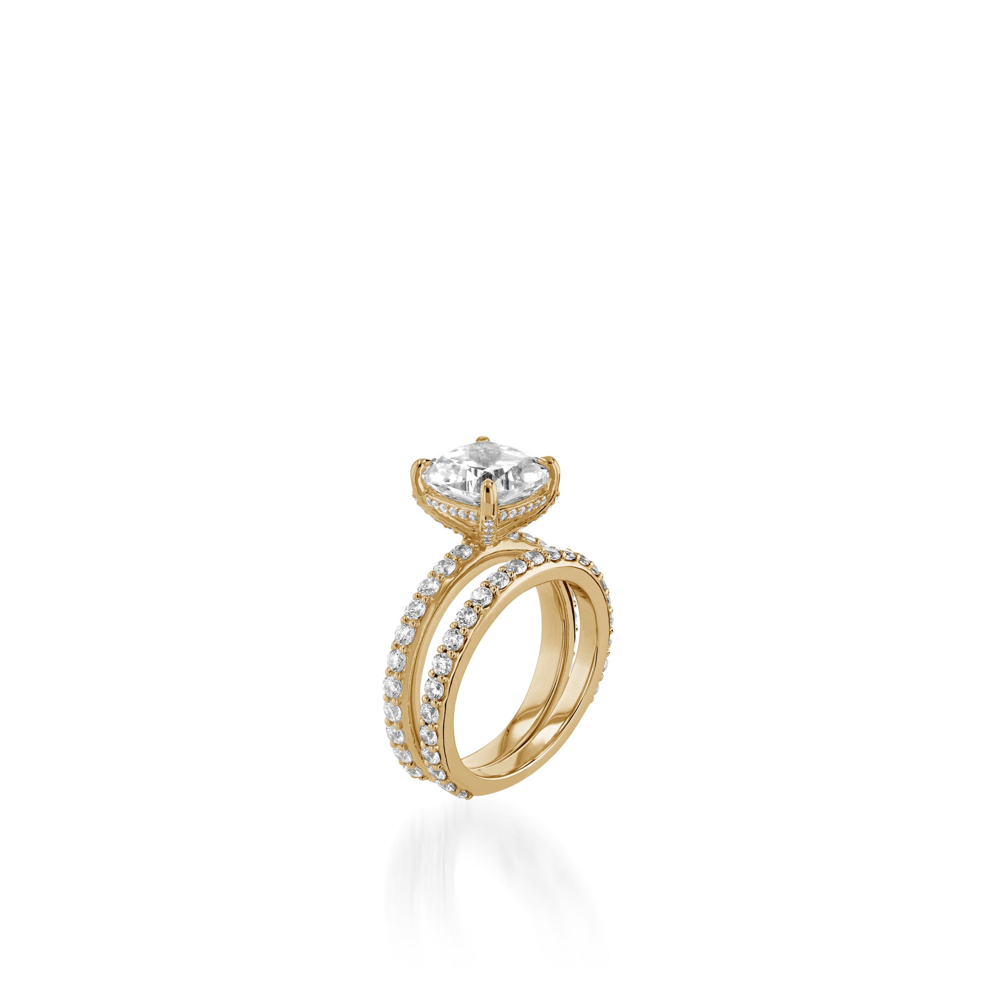Duchess 3-Carat Cushion Cut Engagement Ring