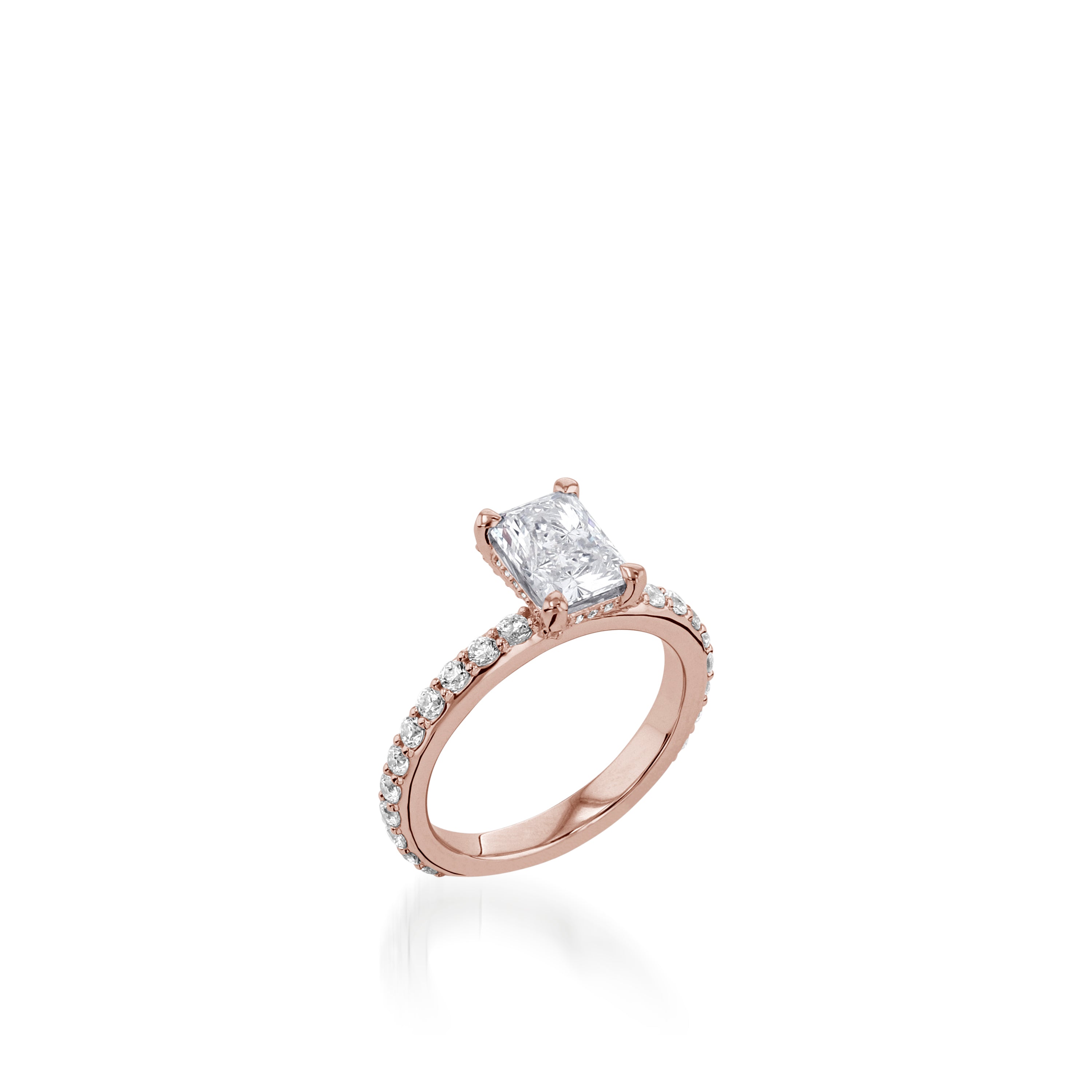 Duchess Radiant Yellow Gold Engagement Ring