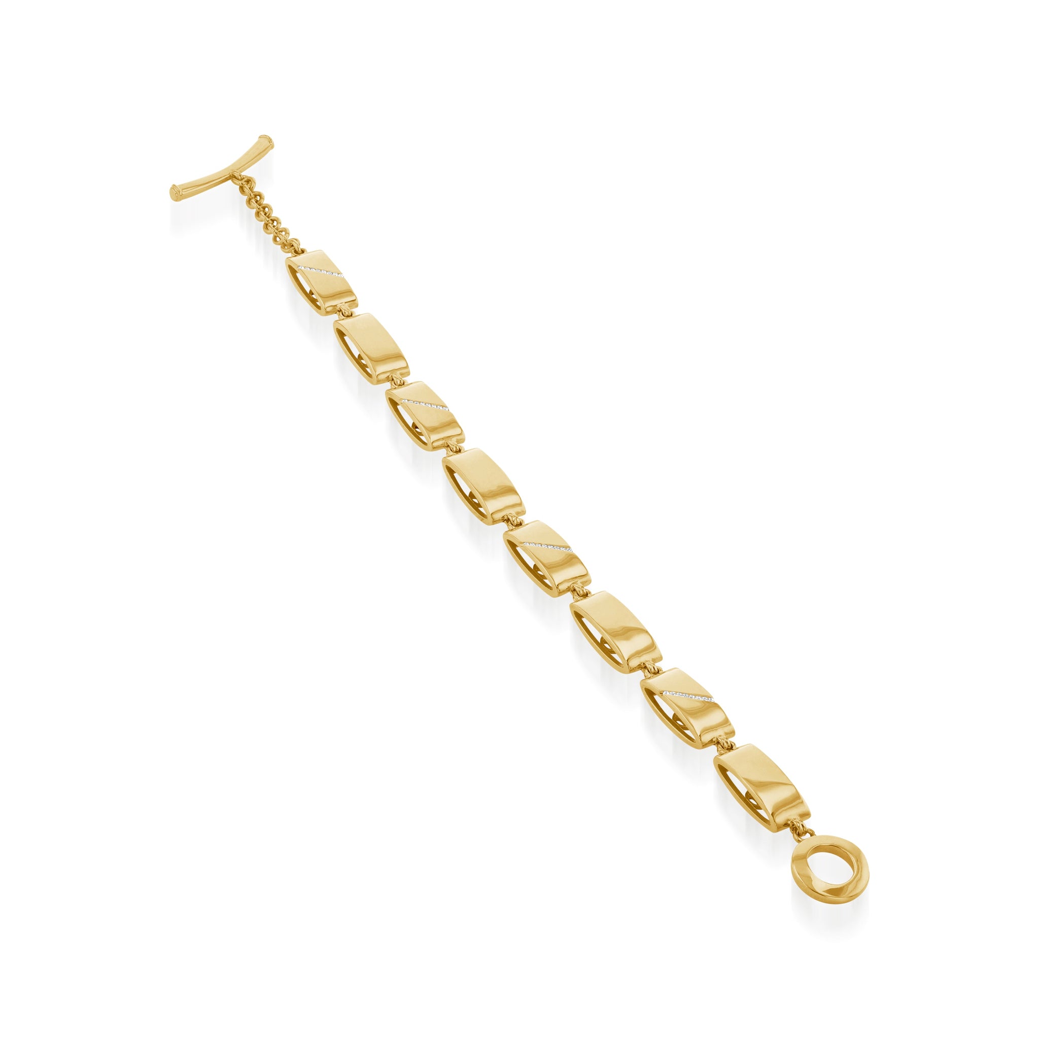 Havana Diamond Link Bracelet