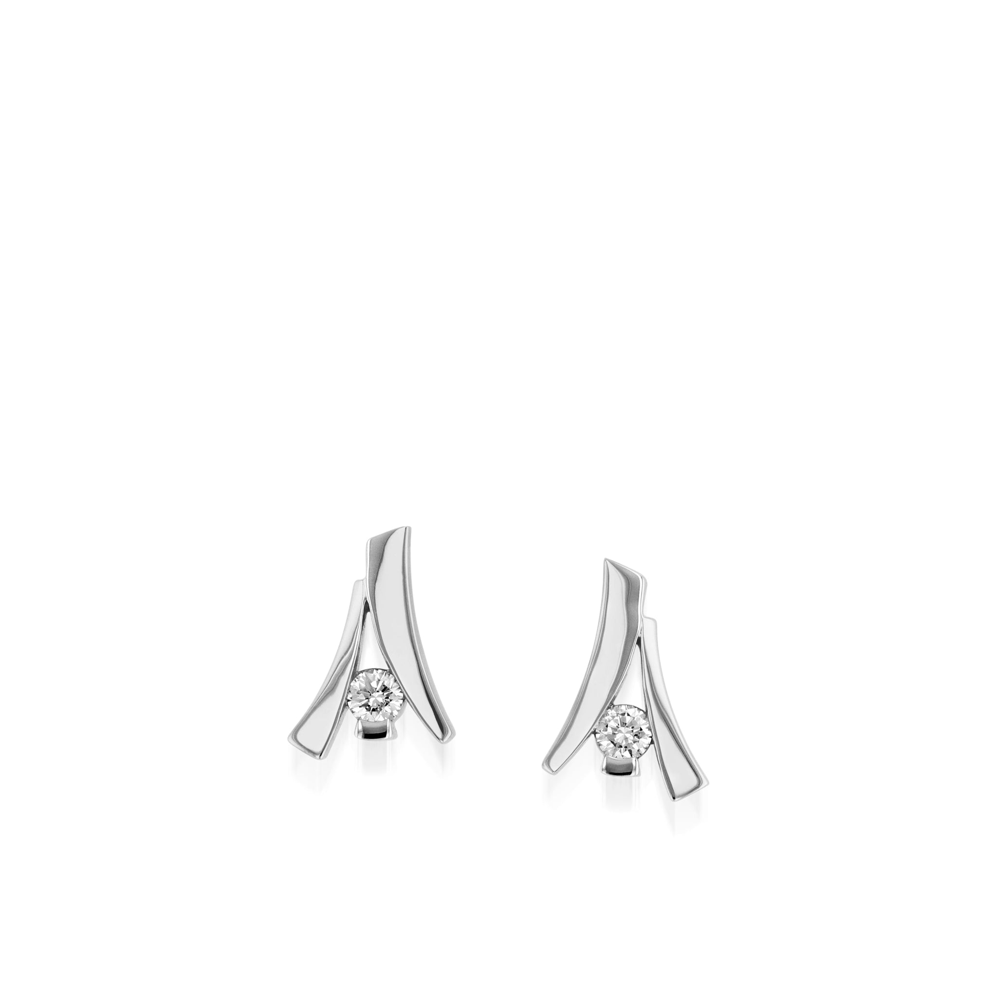Oyster Petite Diamond Drop Earrings