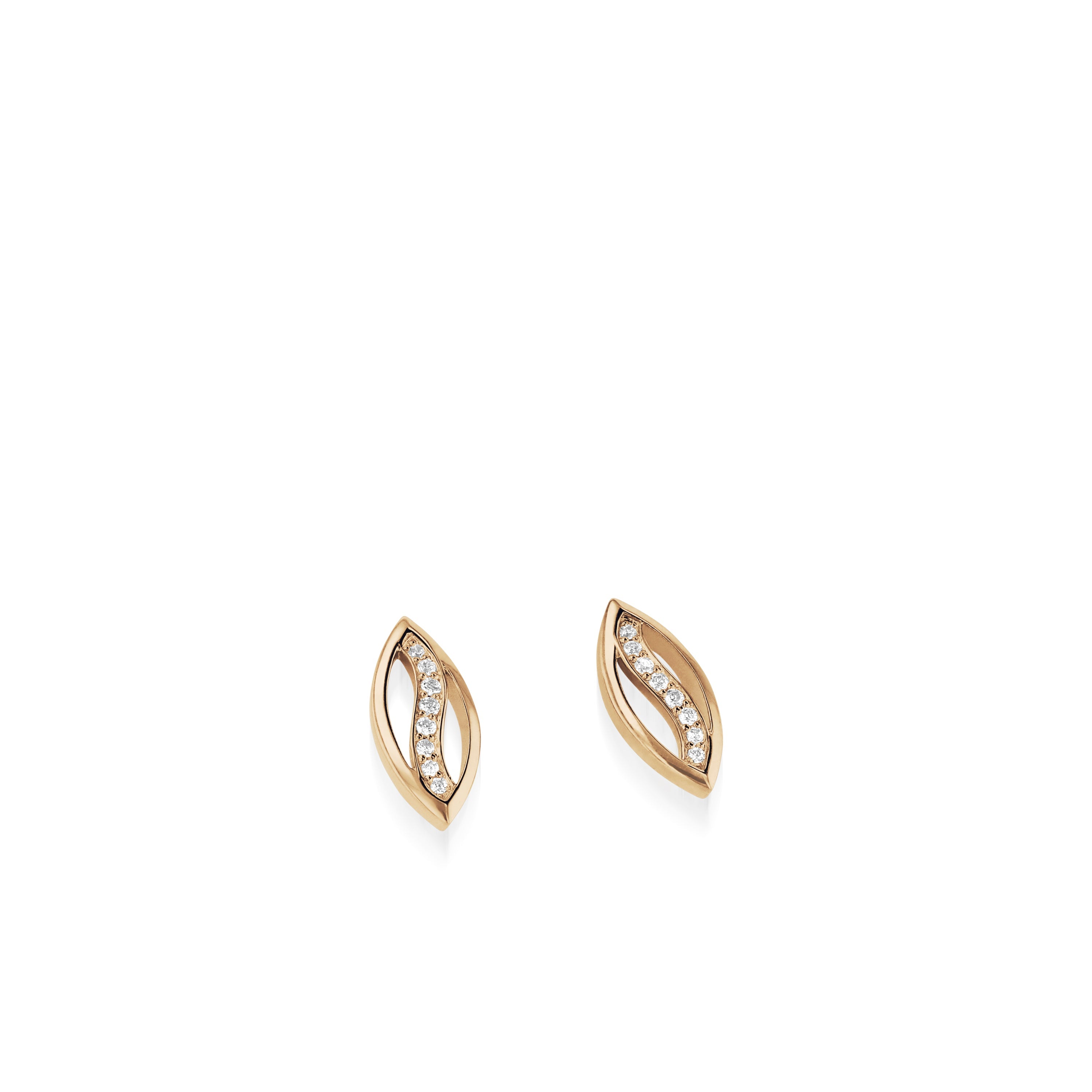Bellagio Pave Diamond Stud Earrings