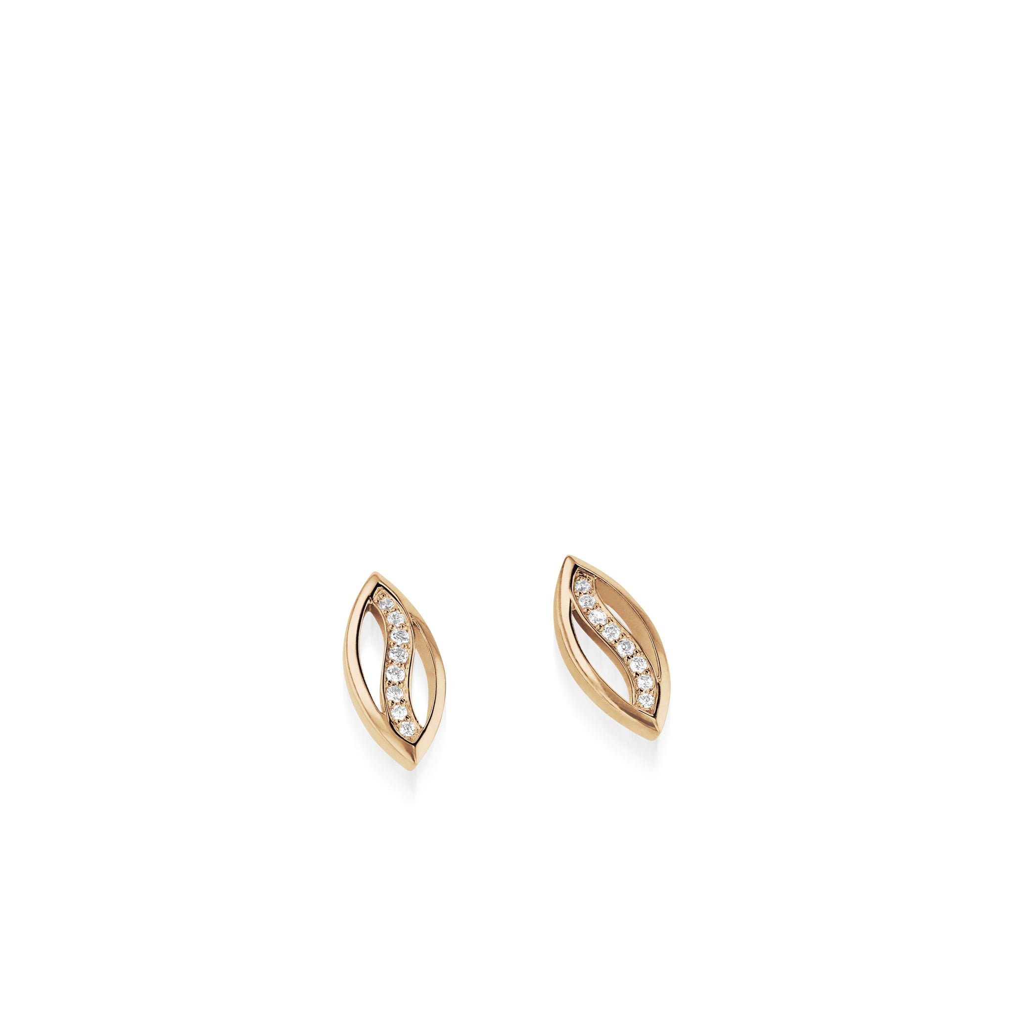 Bellagio Pave Diamond Stud Earrings