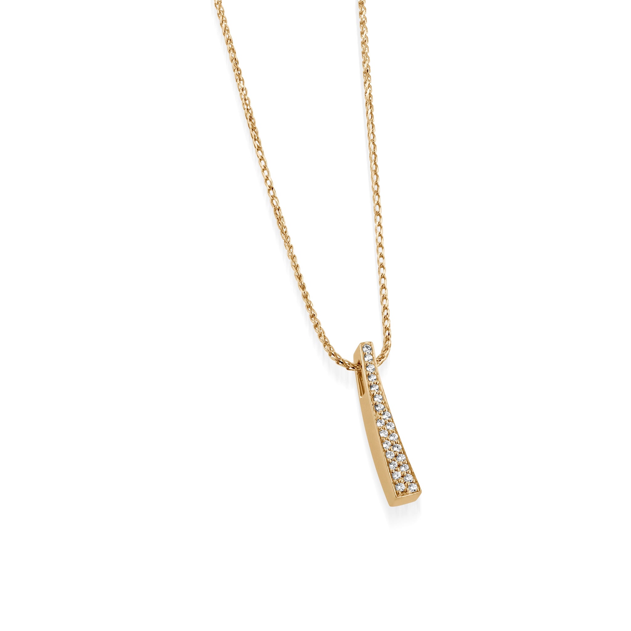 Polar Pave Diamond Pendant Necklace