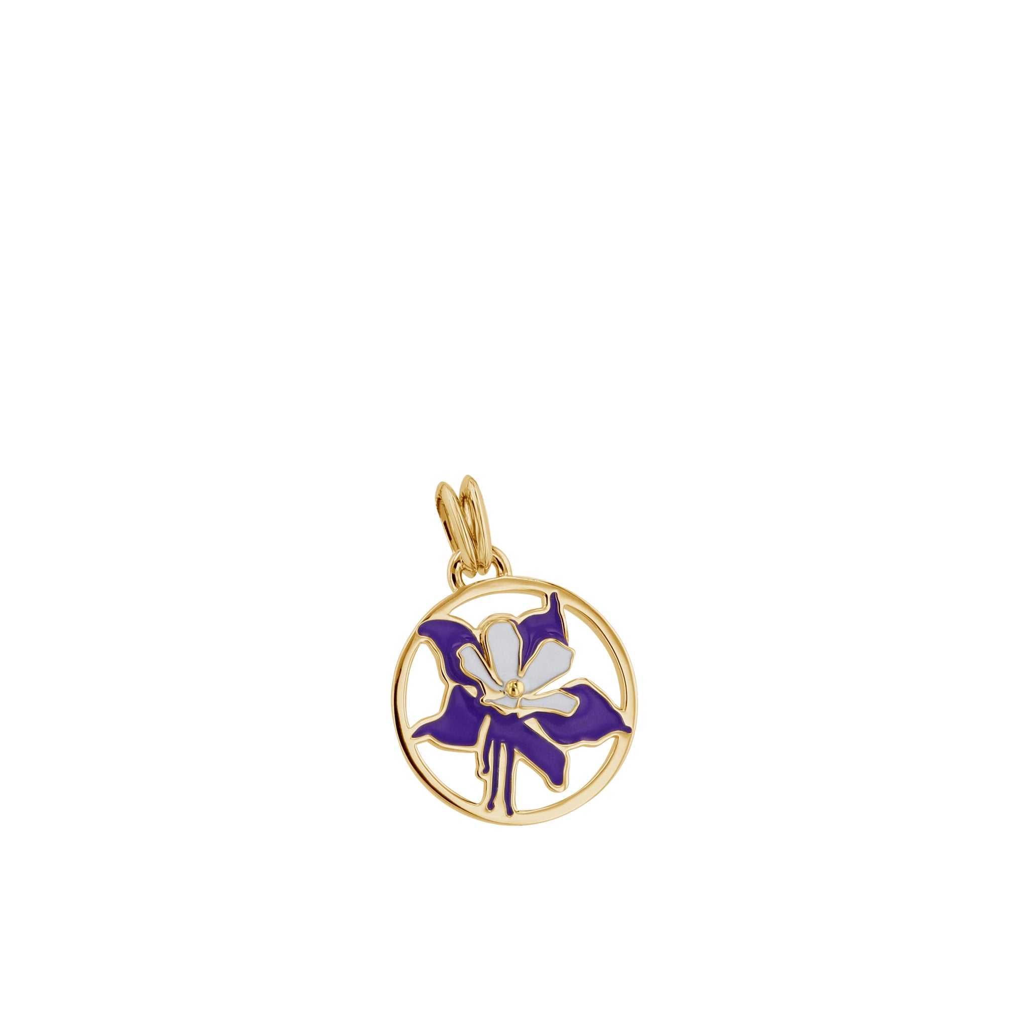 Columbine Medallion Pendant