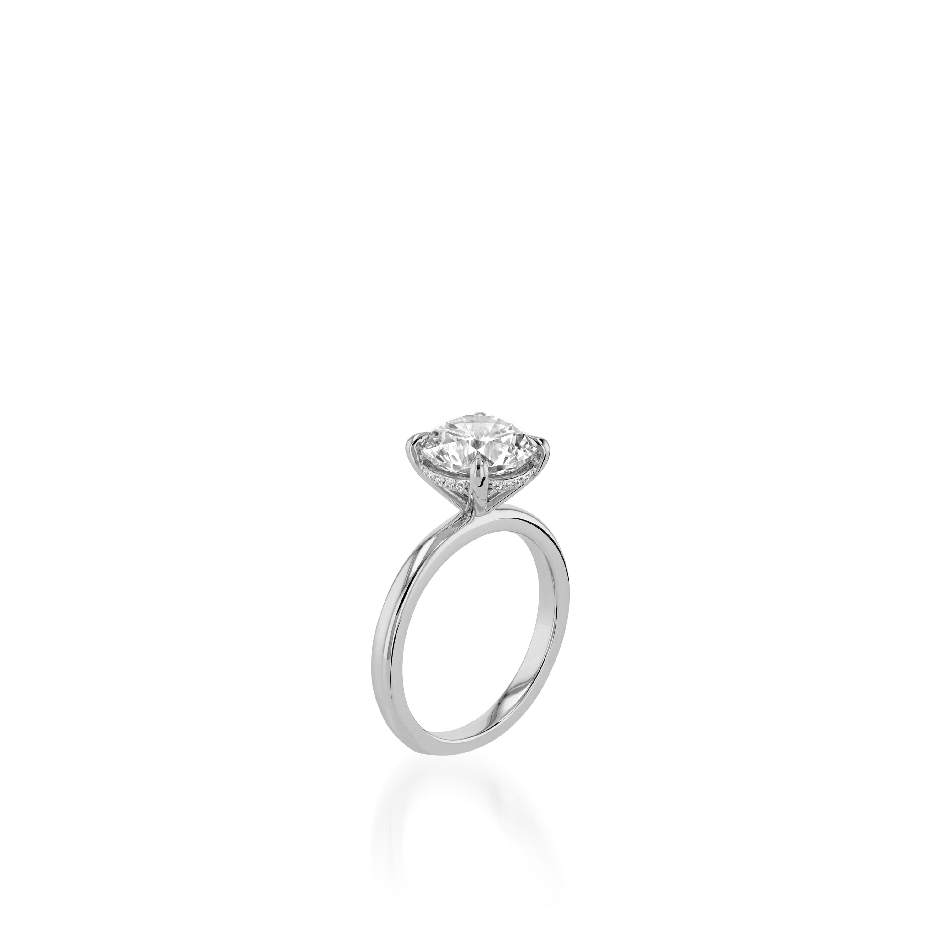 Duchess Solitaire Yellow Gold Engagement Ring