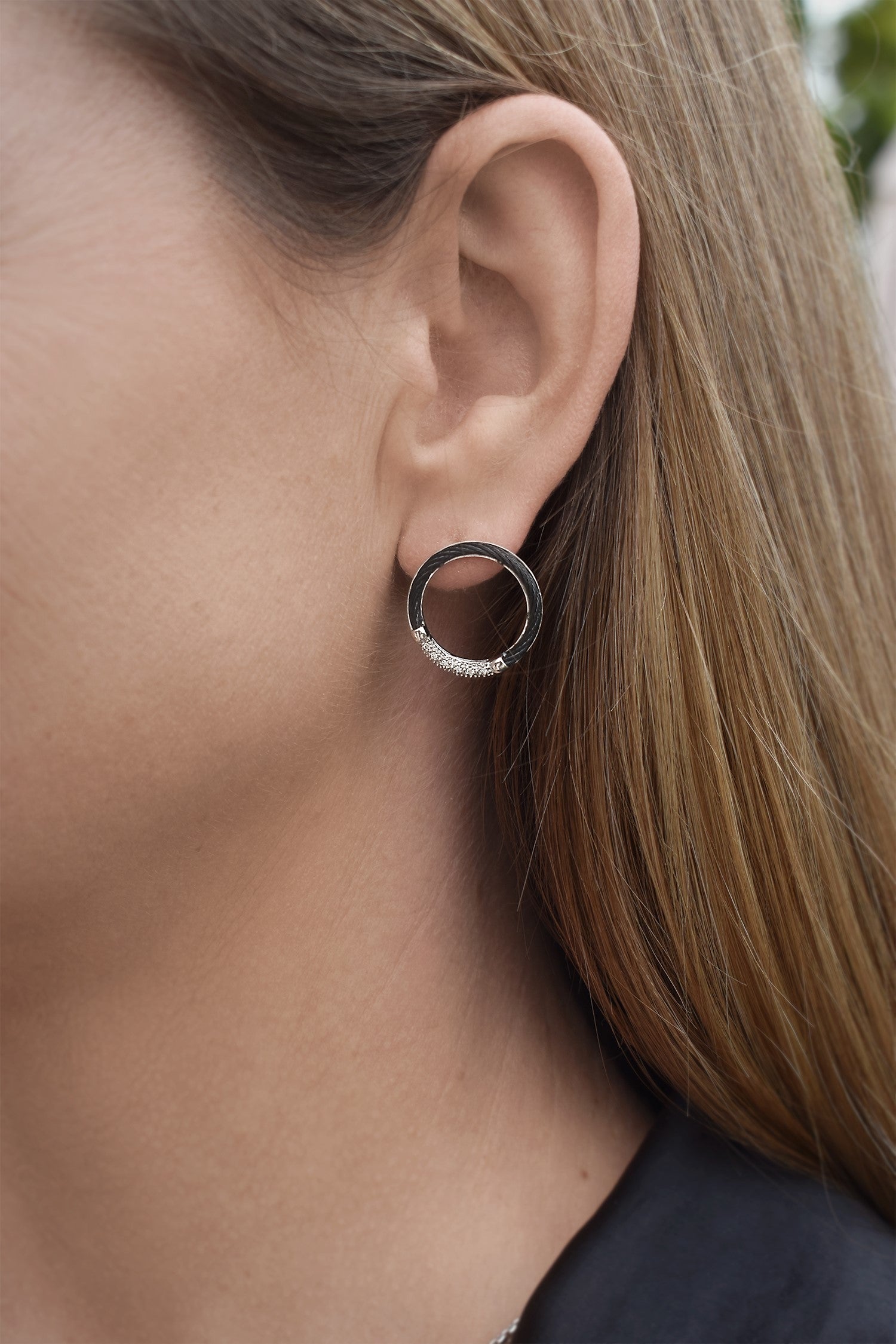 Alor Open Circle Stud Earrings