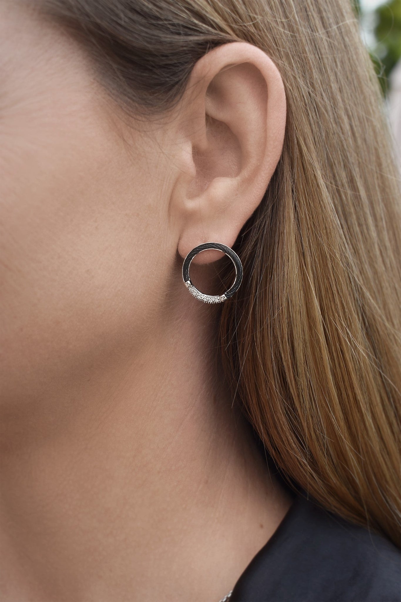 Alor Open Circle Stud Earrings