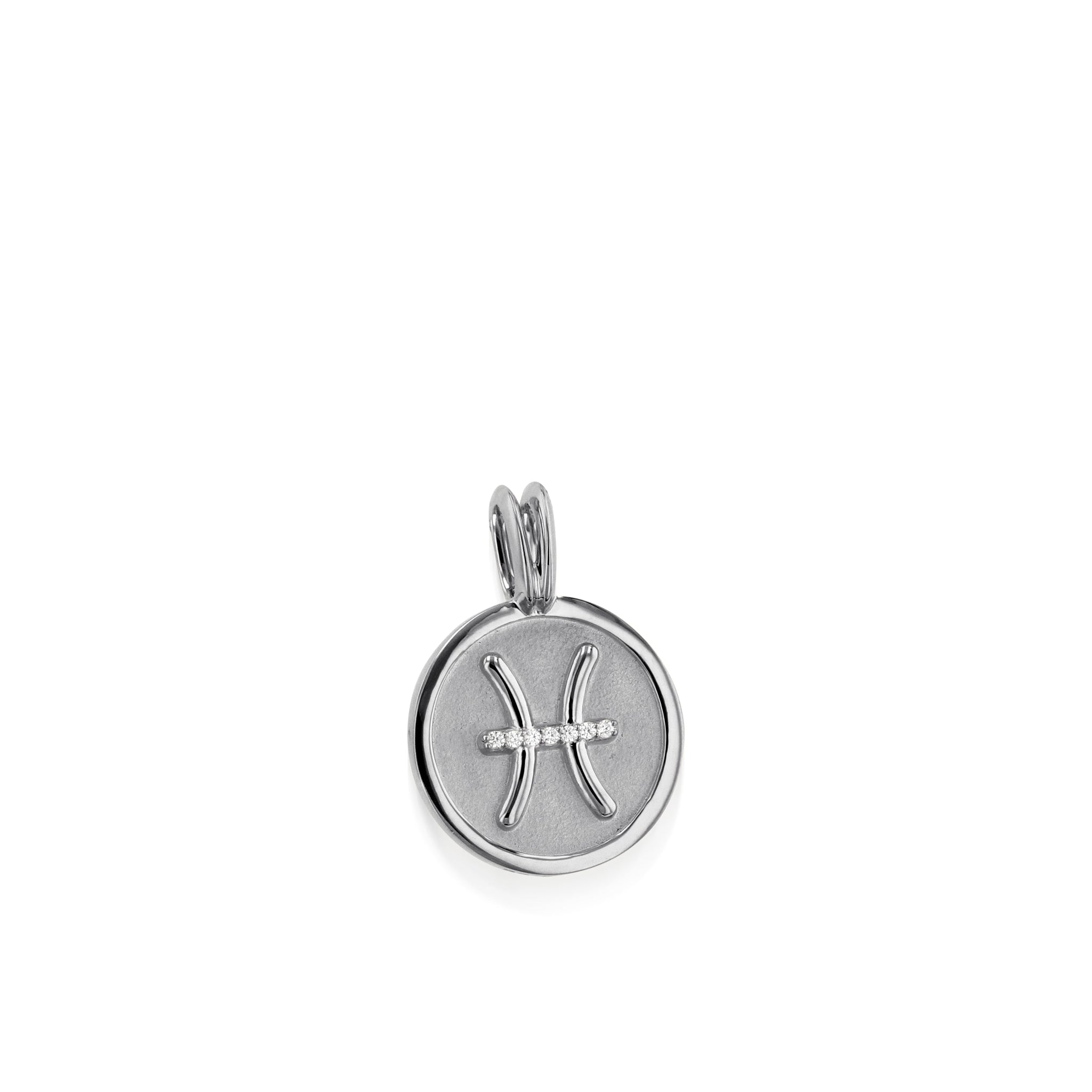 Pisces Zodiac Medallion Pendant
