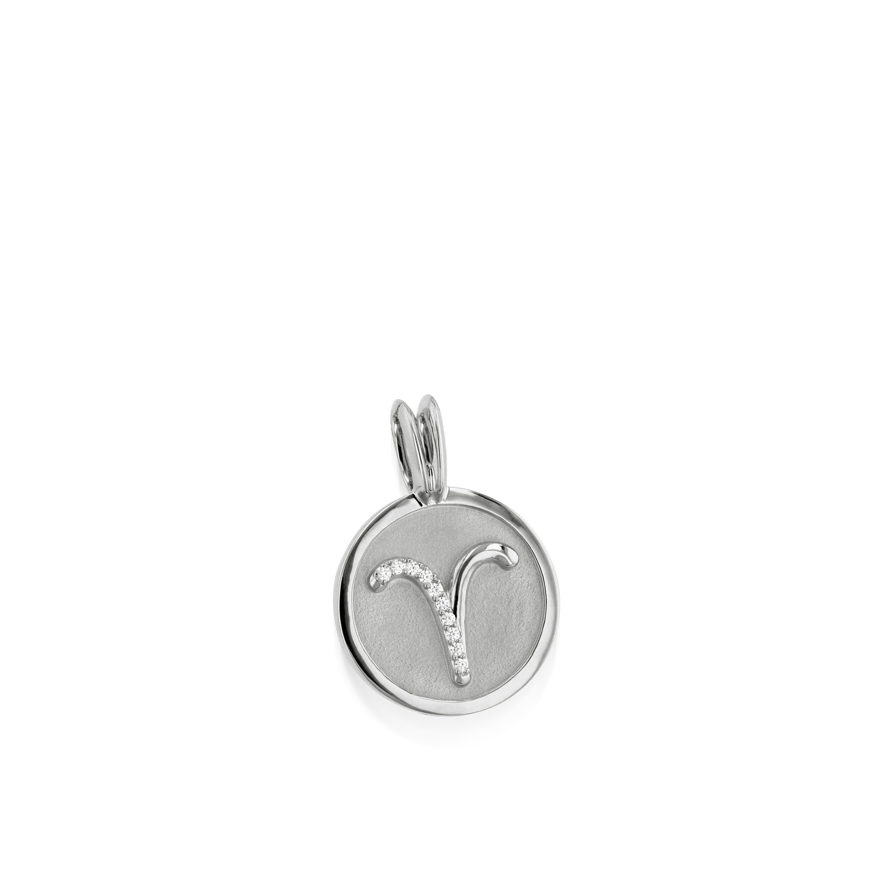 Aries Zodiac Medallion Pendant