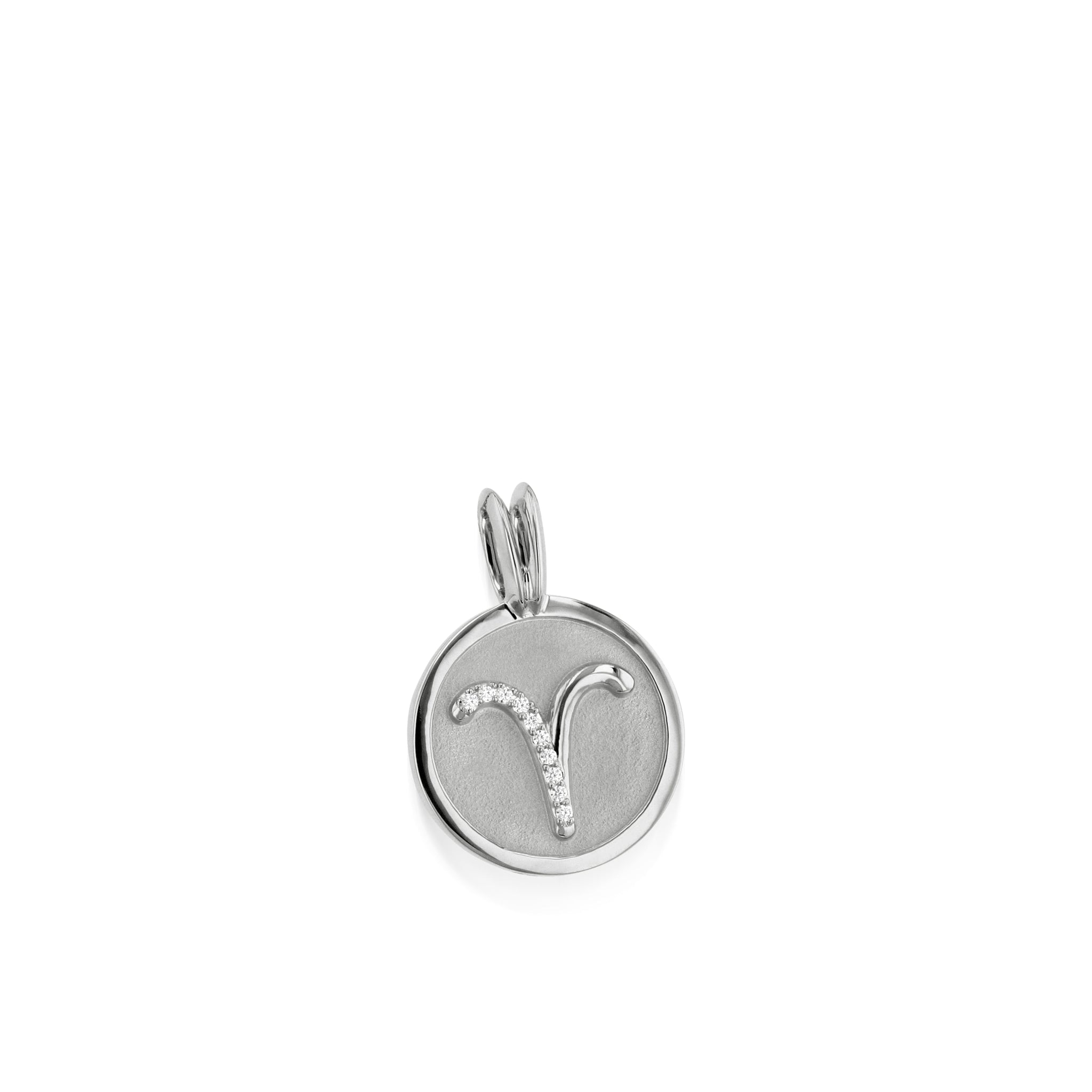 Aries Zodiac Medallion Pendant