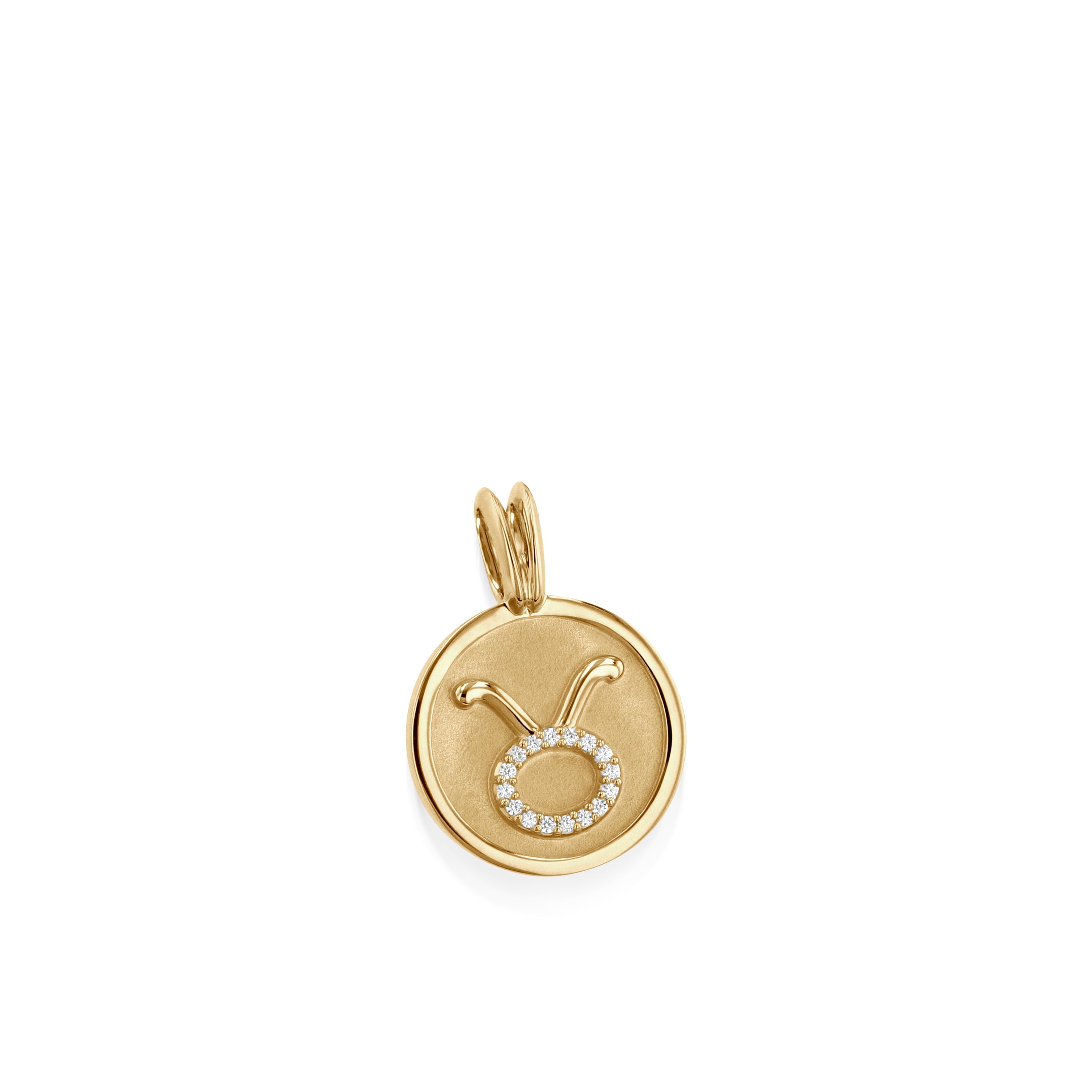 Taurus Zodiac Medallion Pendant