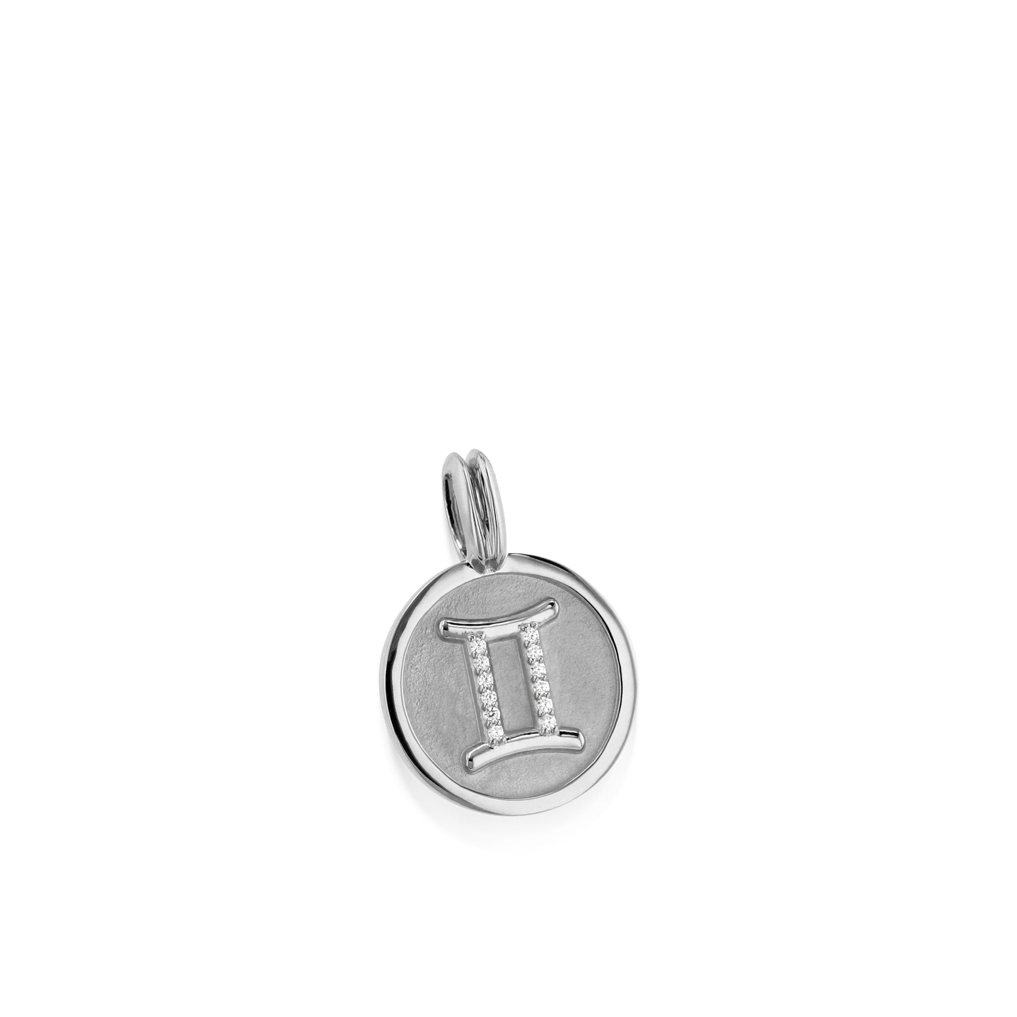Gemini Zodiac Medallion Pendant