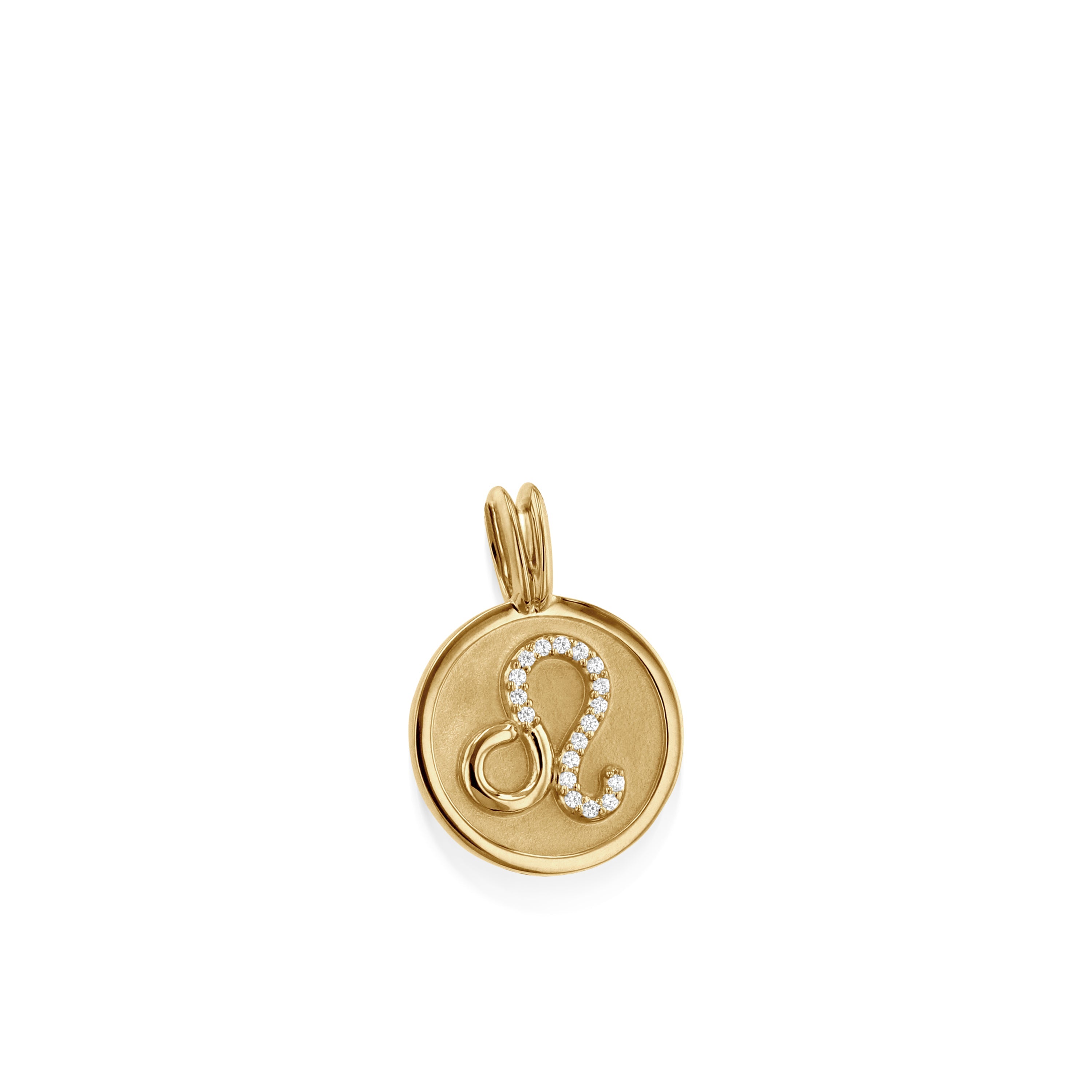 Leo Zodiac Medallion Pendant