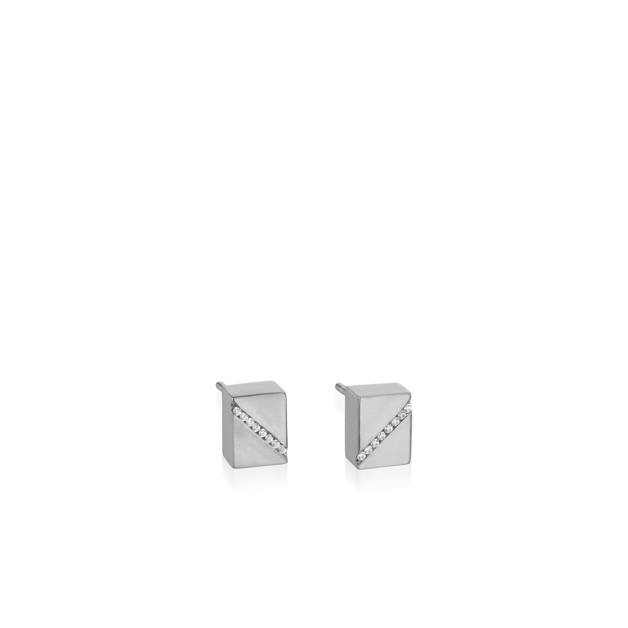 Havana Diamond Stud Earrings