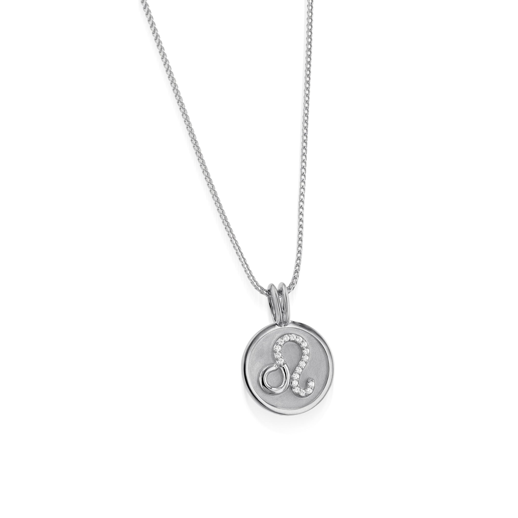 Leo Zodiac Medallion Pendant