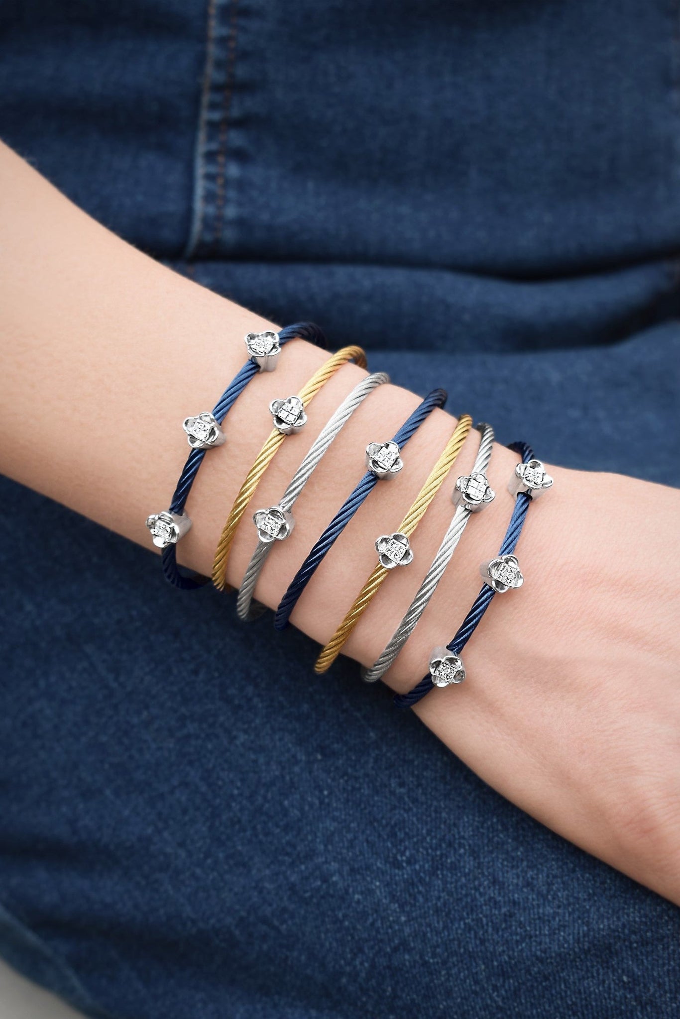 Alor Triple Station Tulip Bracelet