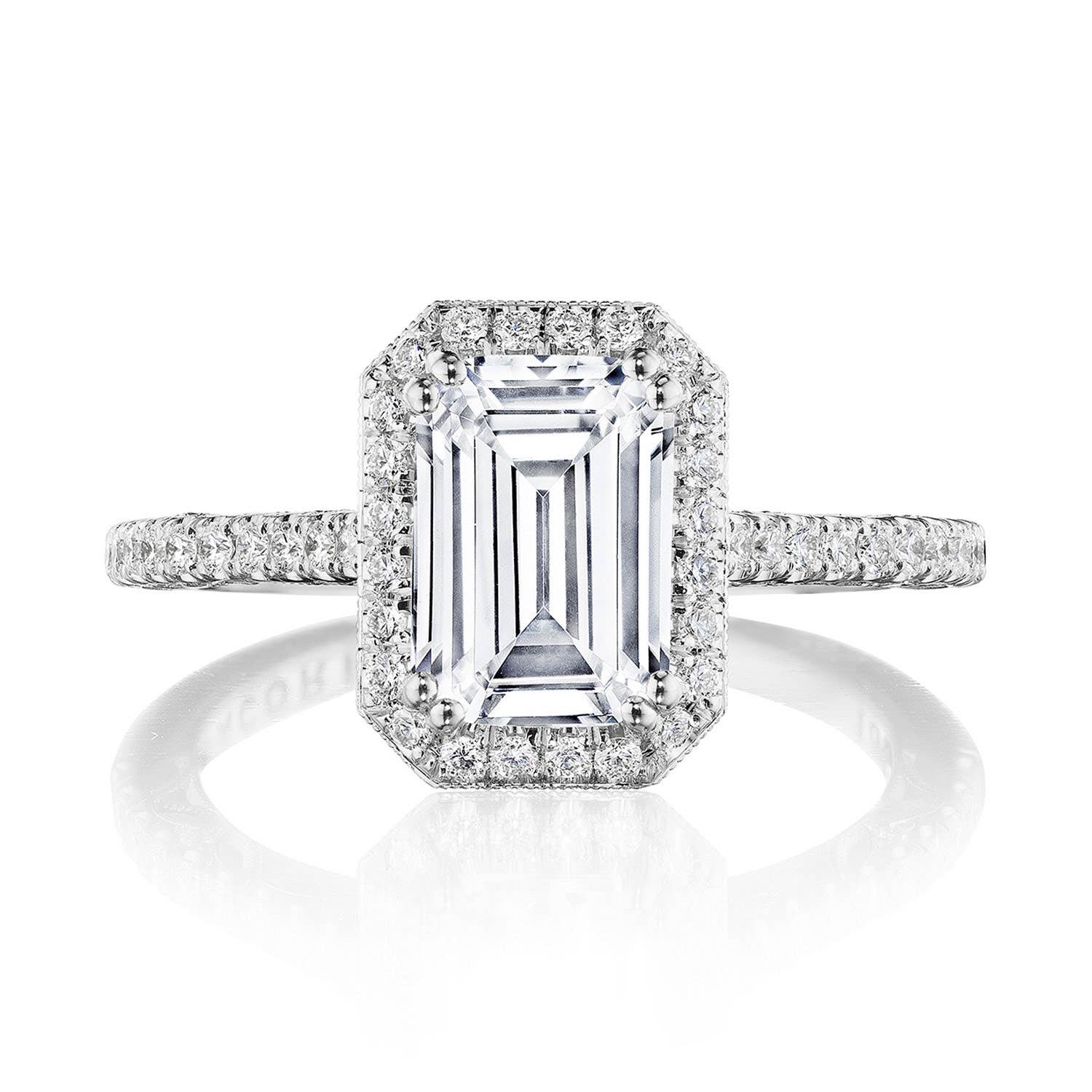 Dantela | Emerald Bloom Engagement Ring 269117EC85X6