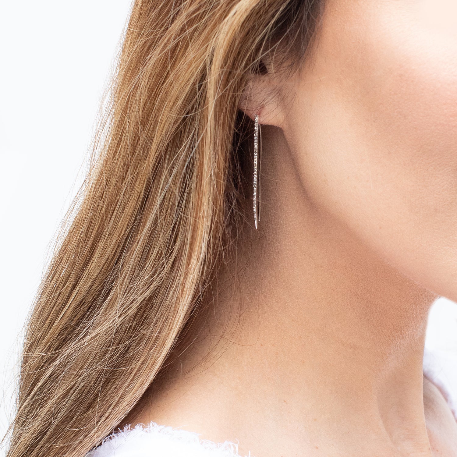 Diamond Spike Earrings