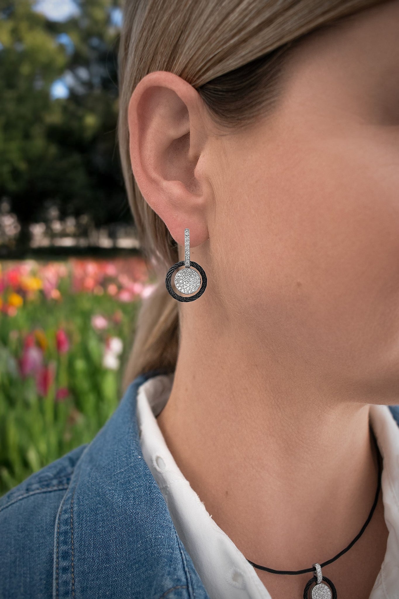 Alor Disc Drop Earrings