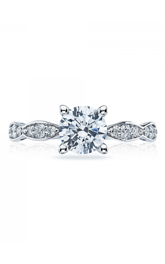 Tacori Sculpted Crescent Engagement Ring 46-25RD65