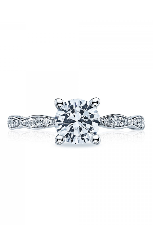 Tacori Sculpted Crescent Engagement Ring 46-2RD6