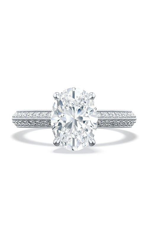 Tacori Sculpted Crescent Engagement Ring 2686ov85x65