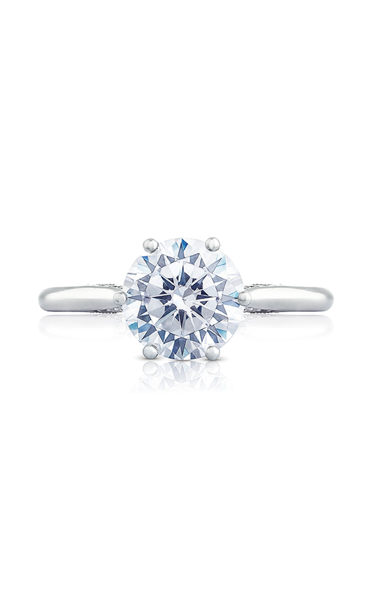 Tacori Simply Classic Crescent RoyalT Engagement Ring 2650RD8