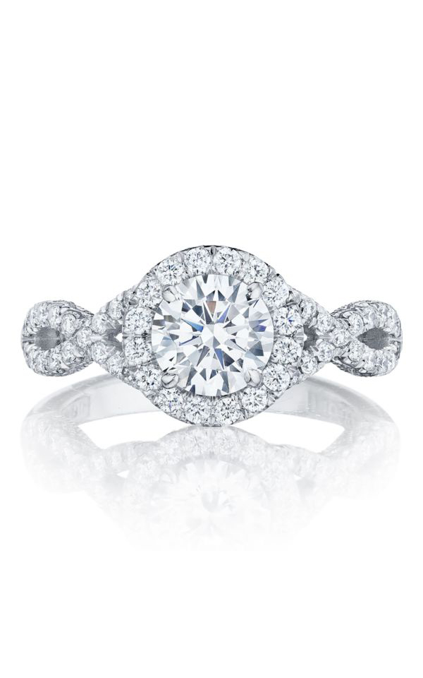 Tacori Petite Crescent Engagement Ring HT2549RD65